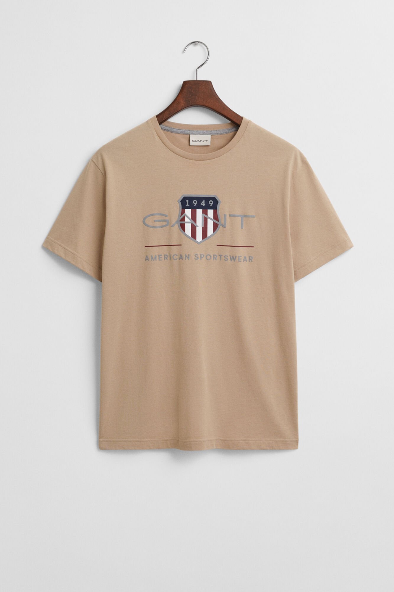 Gant Camiseta Escudo do Arquivo Tostado