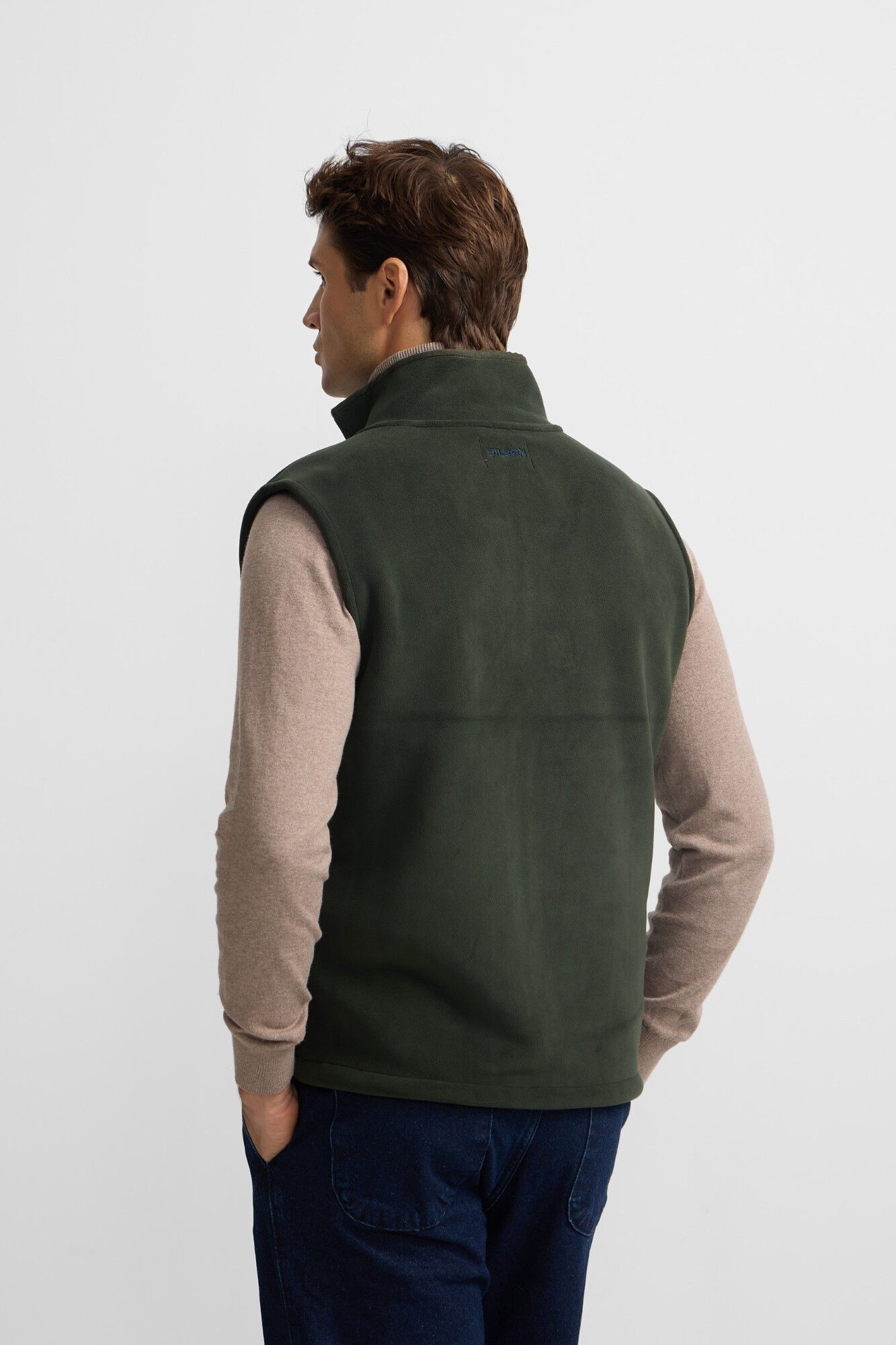 Silbon Colete de polar cl&aacute;ssico Verde