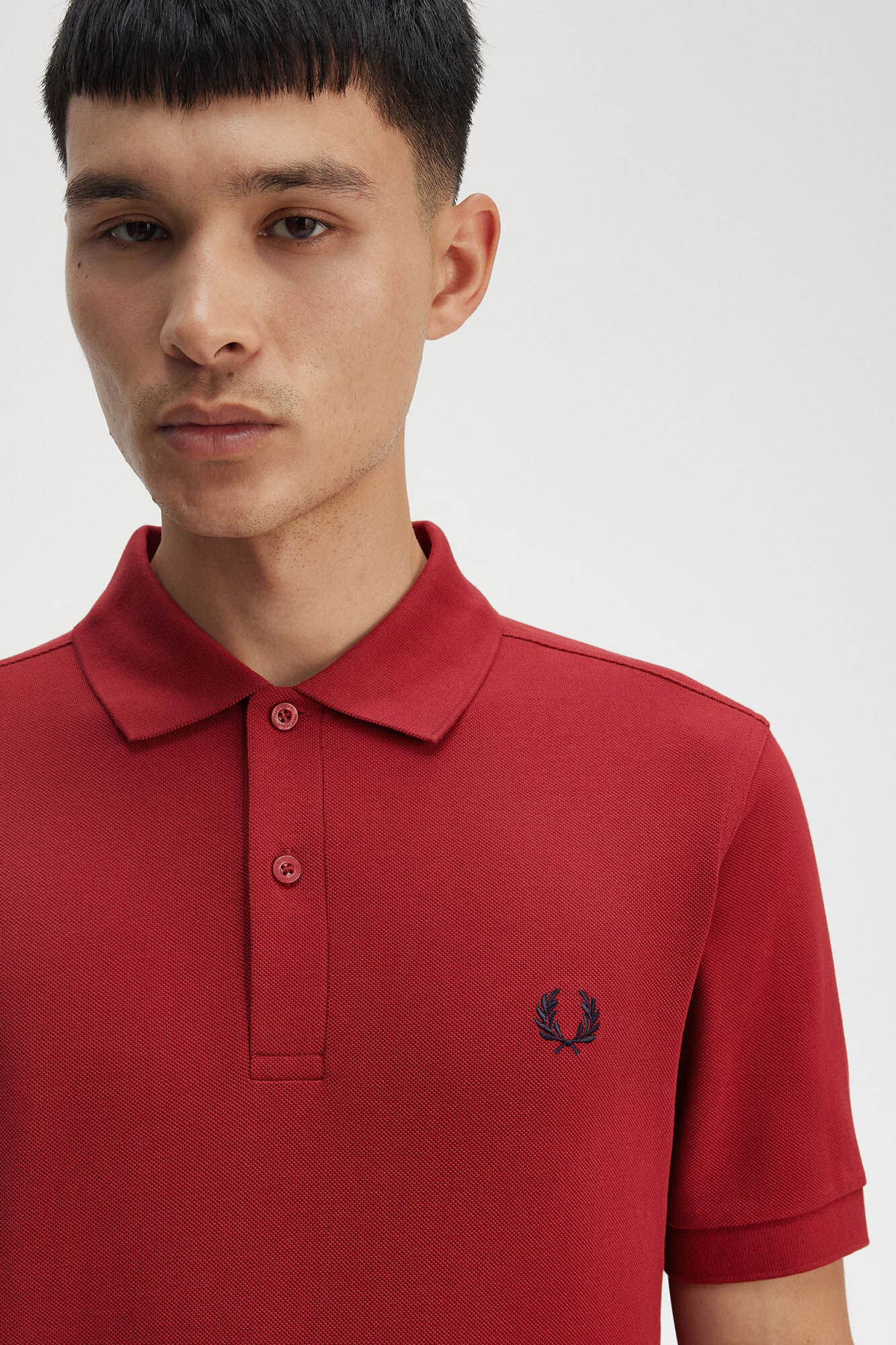 Fred Perry Polo manga corta Rojo