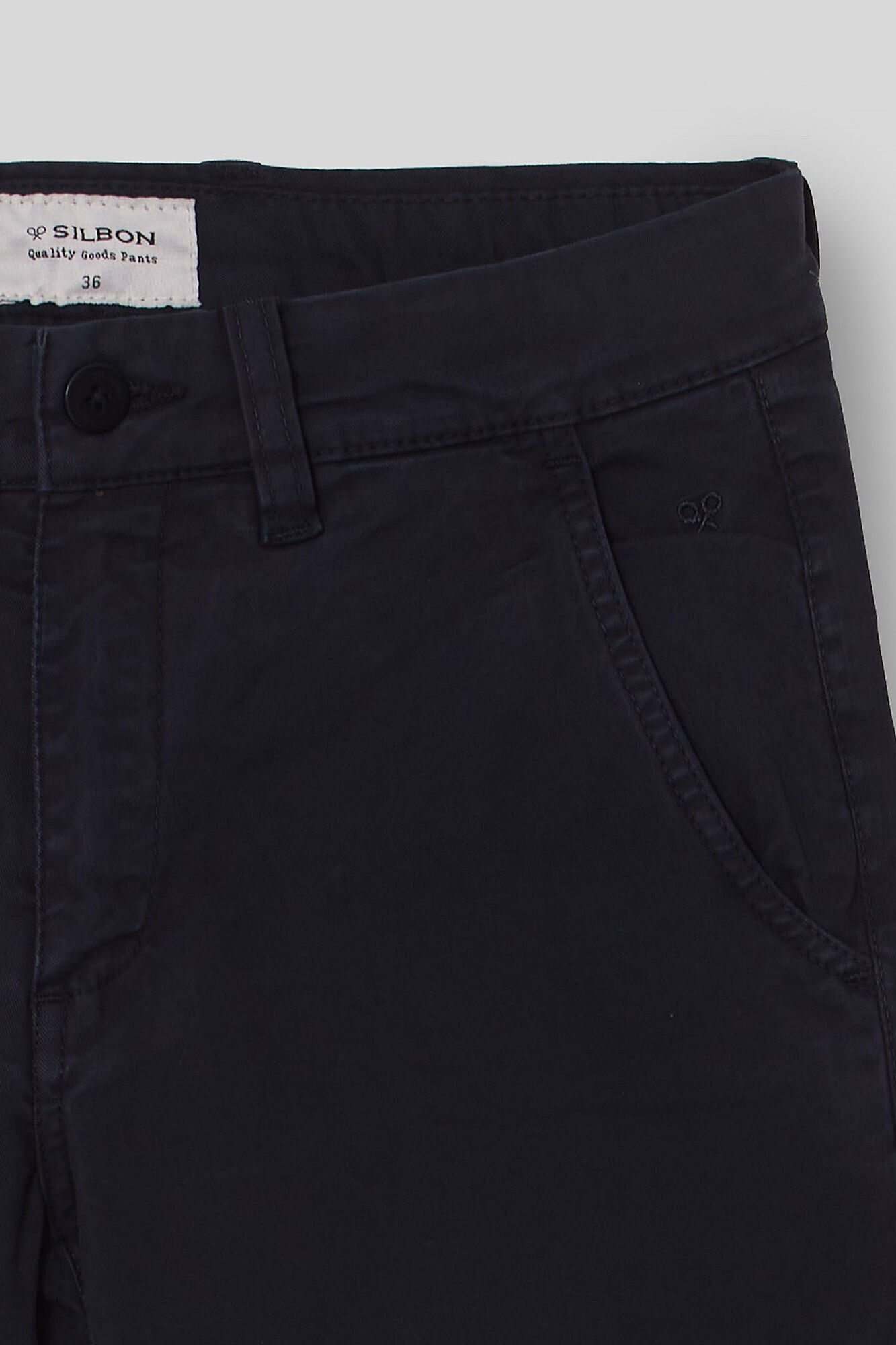 Silbon Pantal&oacute;n sport chino casual azul marino Azul marino