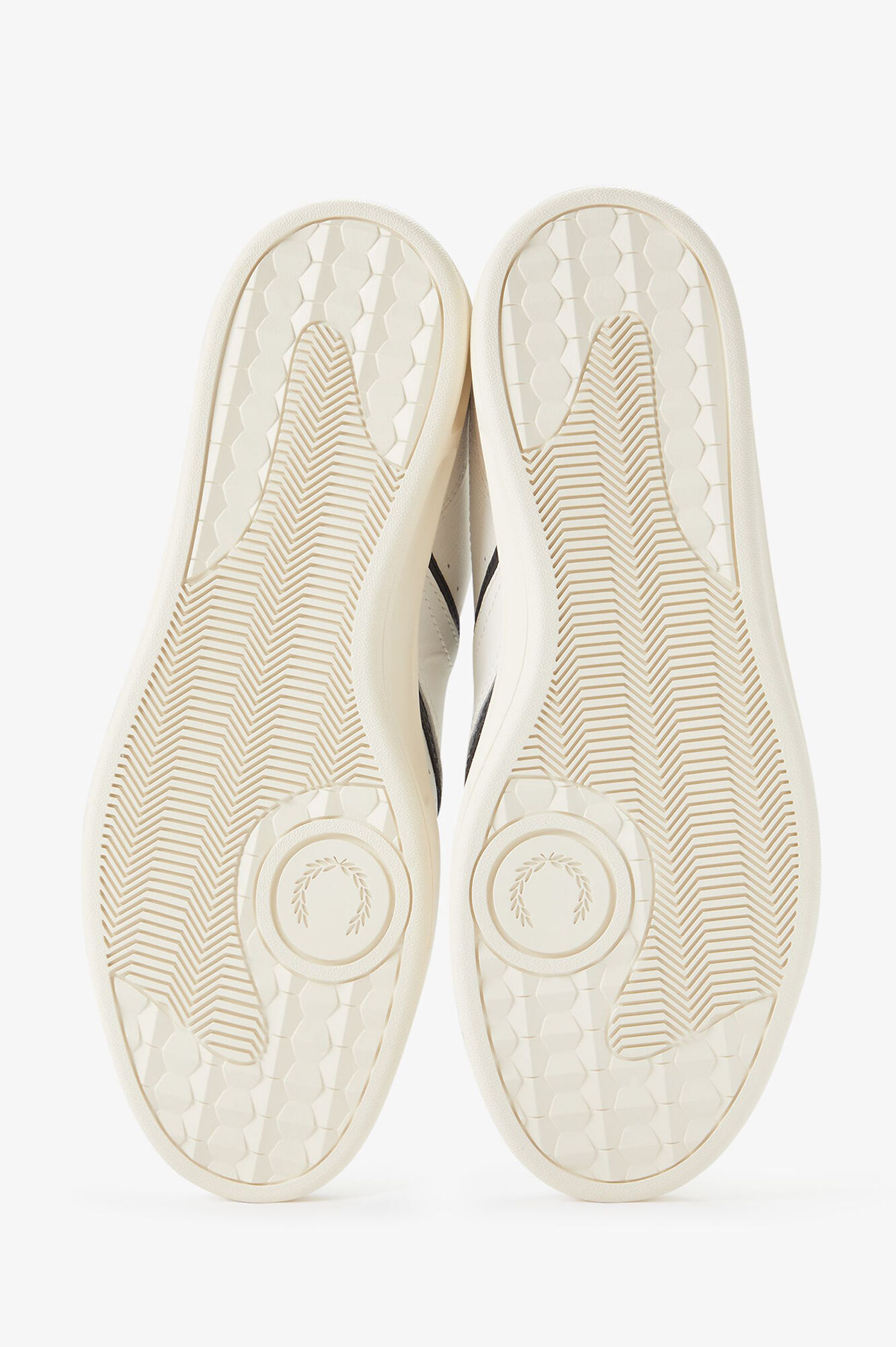 Fred Perry B4 embossed leather/suede sneaker Multicolour