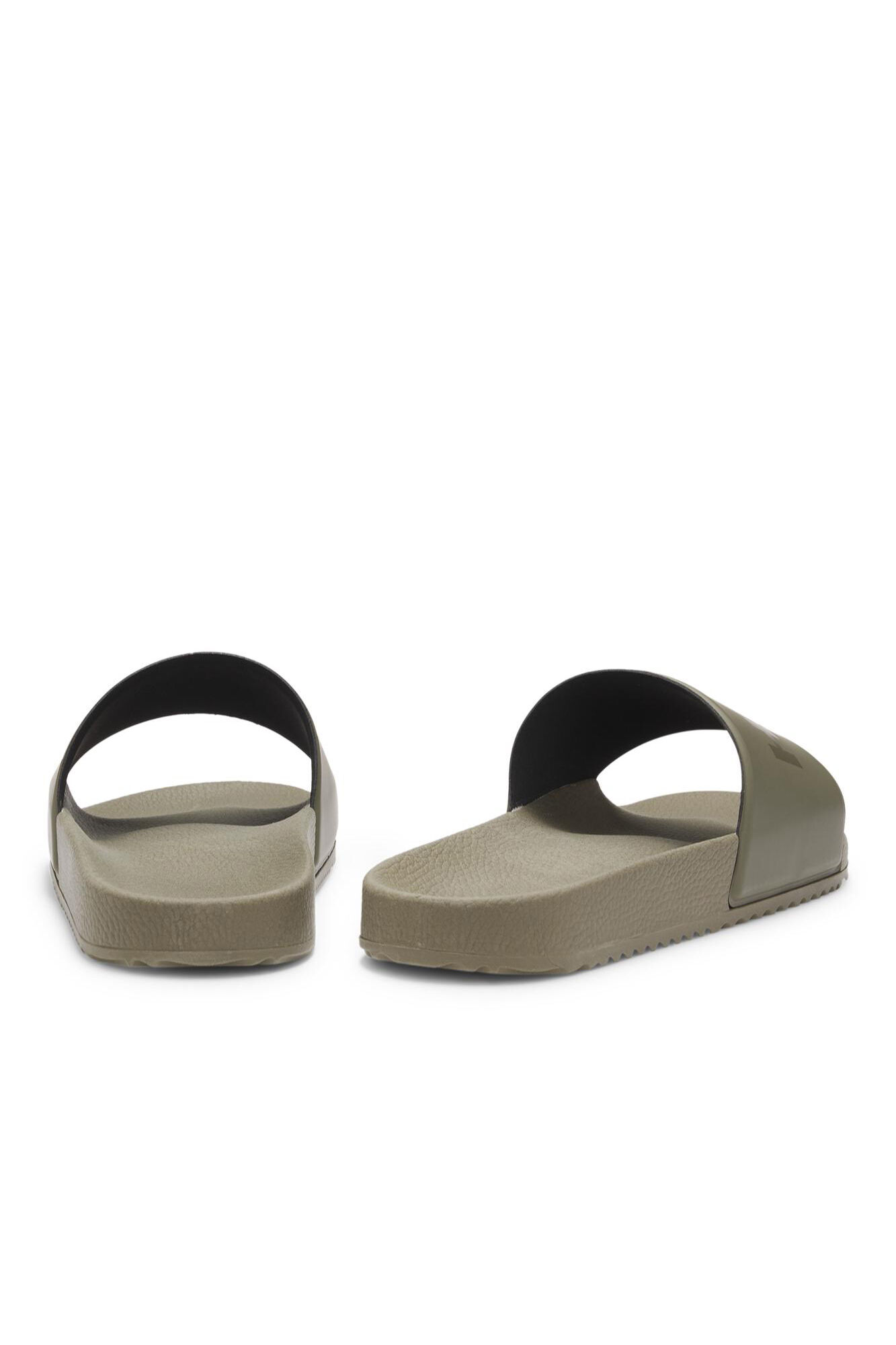 HUGO Chinelo com logo Verde