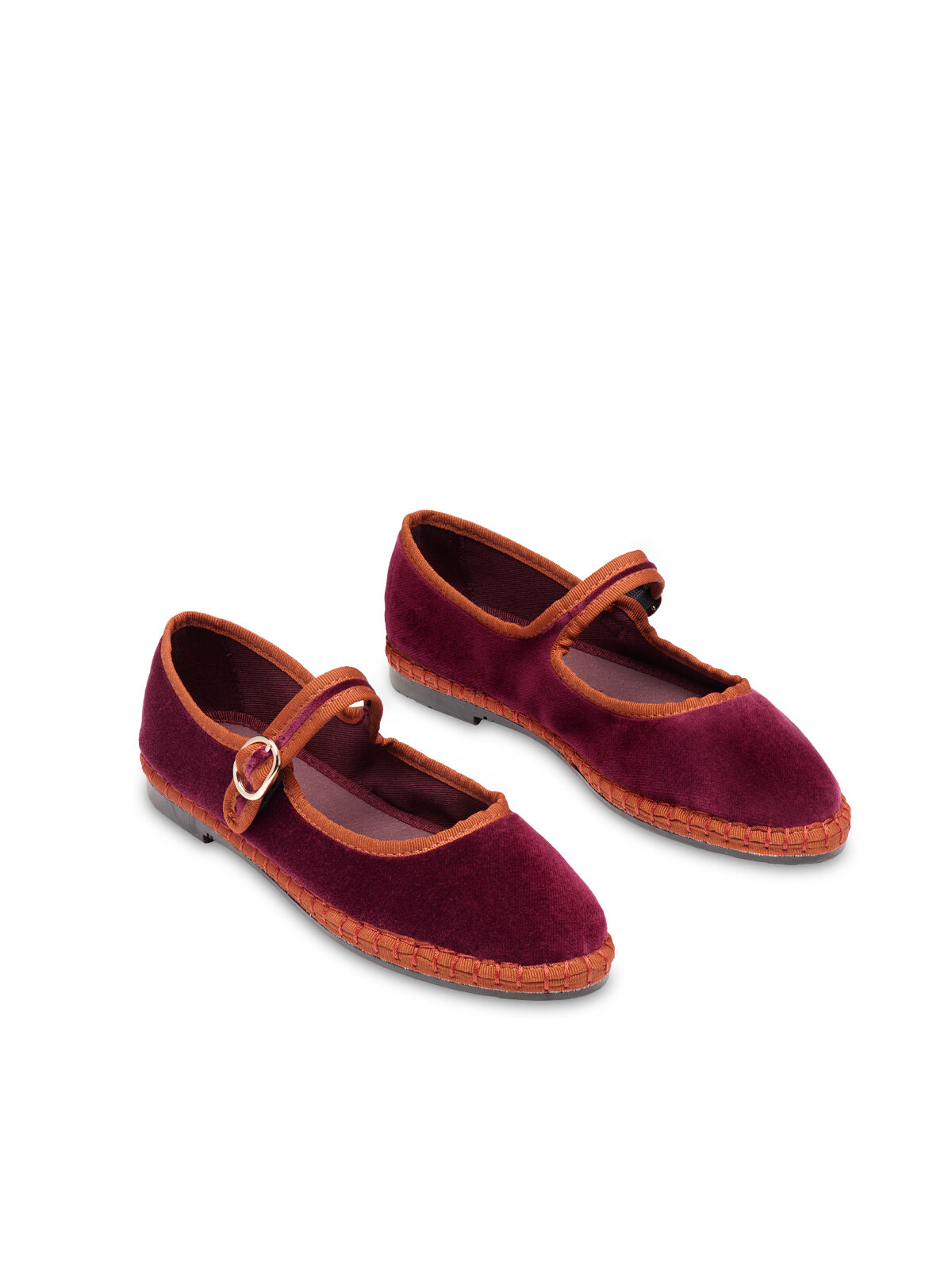 Flabelus Veludo Mary Jane