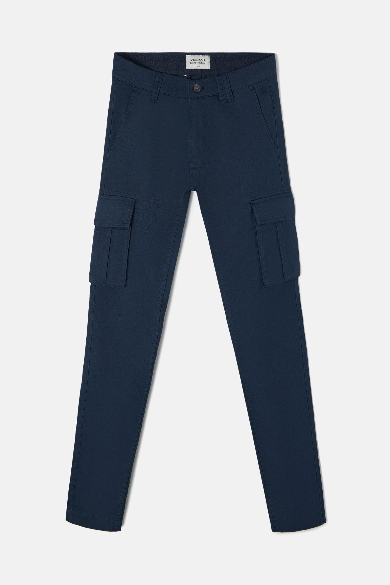 Silbon Cal&ccedil;a cargo esportiva casual Azul