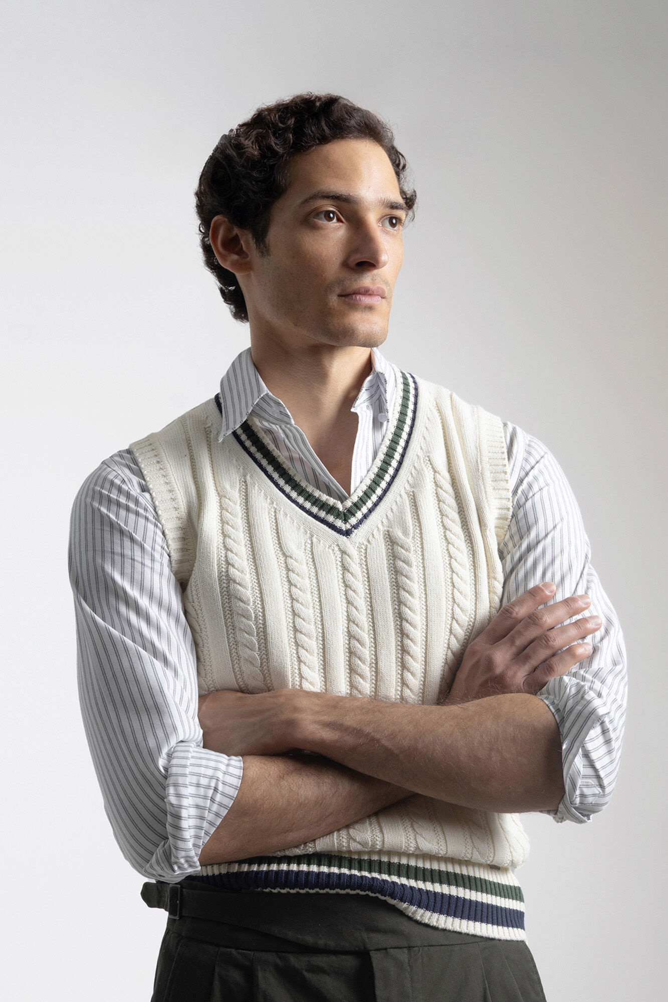 PuroEGO Camisa de cr&iacute;quete de algod&atilde;o