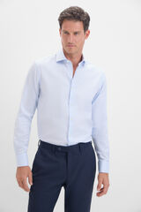 Cortefiel Twin cuff dress shirt Blue