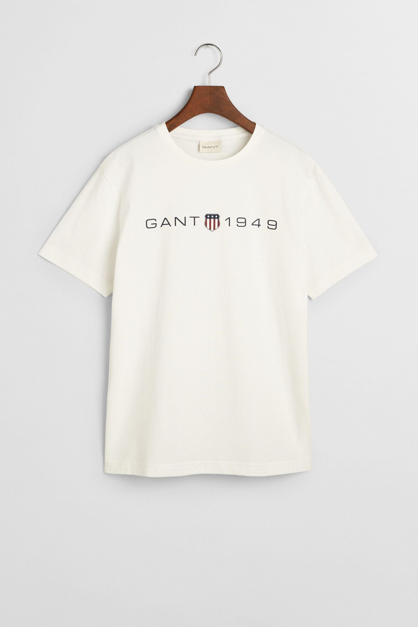 Gant T-shirt 100% algod&atilde;o Ecru