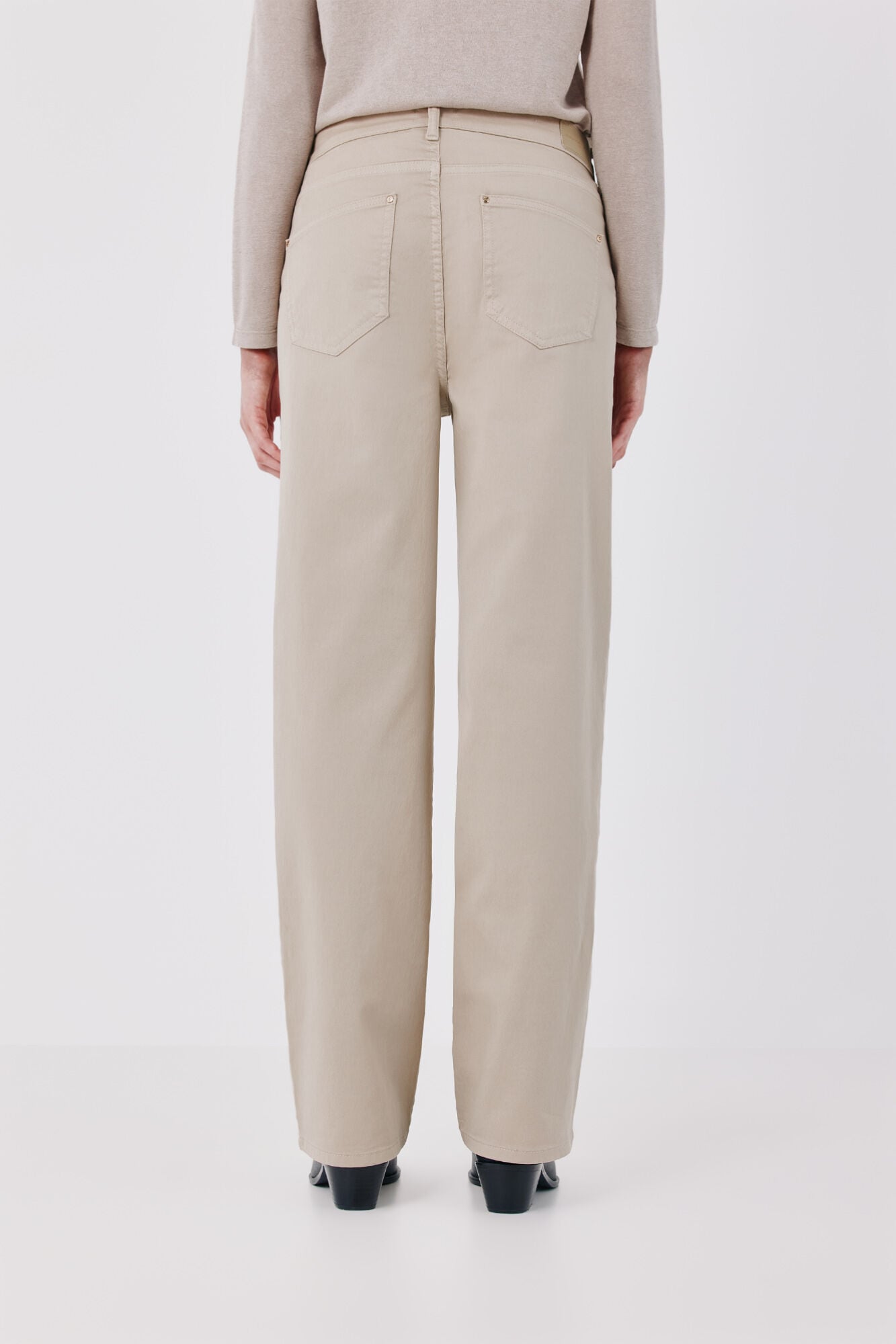 Cortefiel Sensational straight jeans Ivory