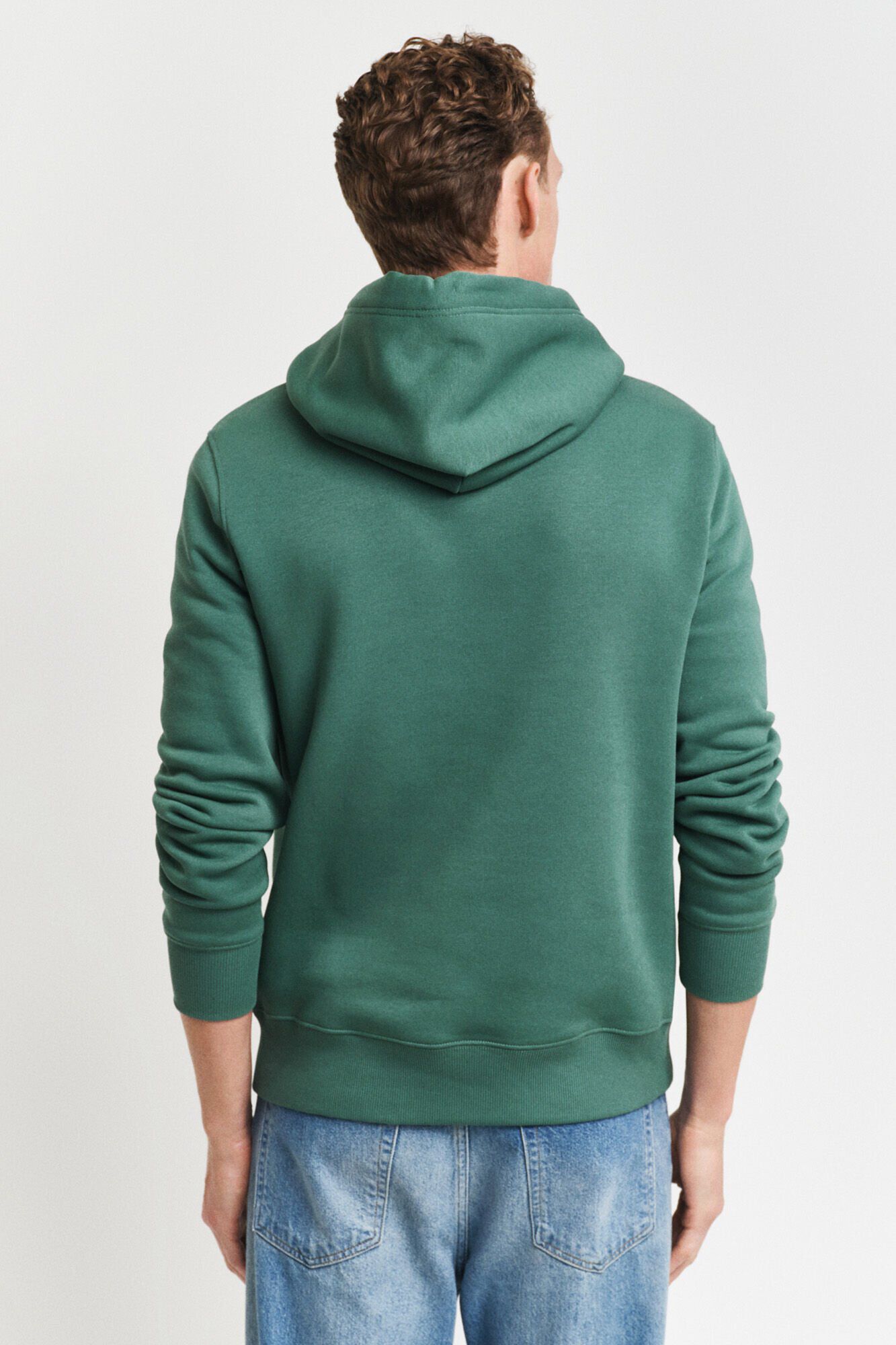 Gant Sweatshirt com logo Verde