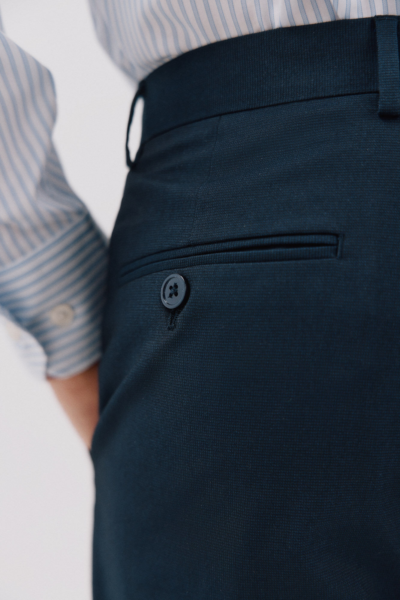 Cortefiel Structured trousers series xxi Navy