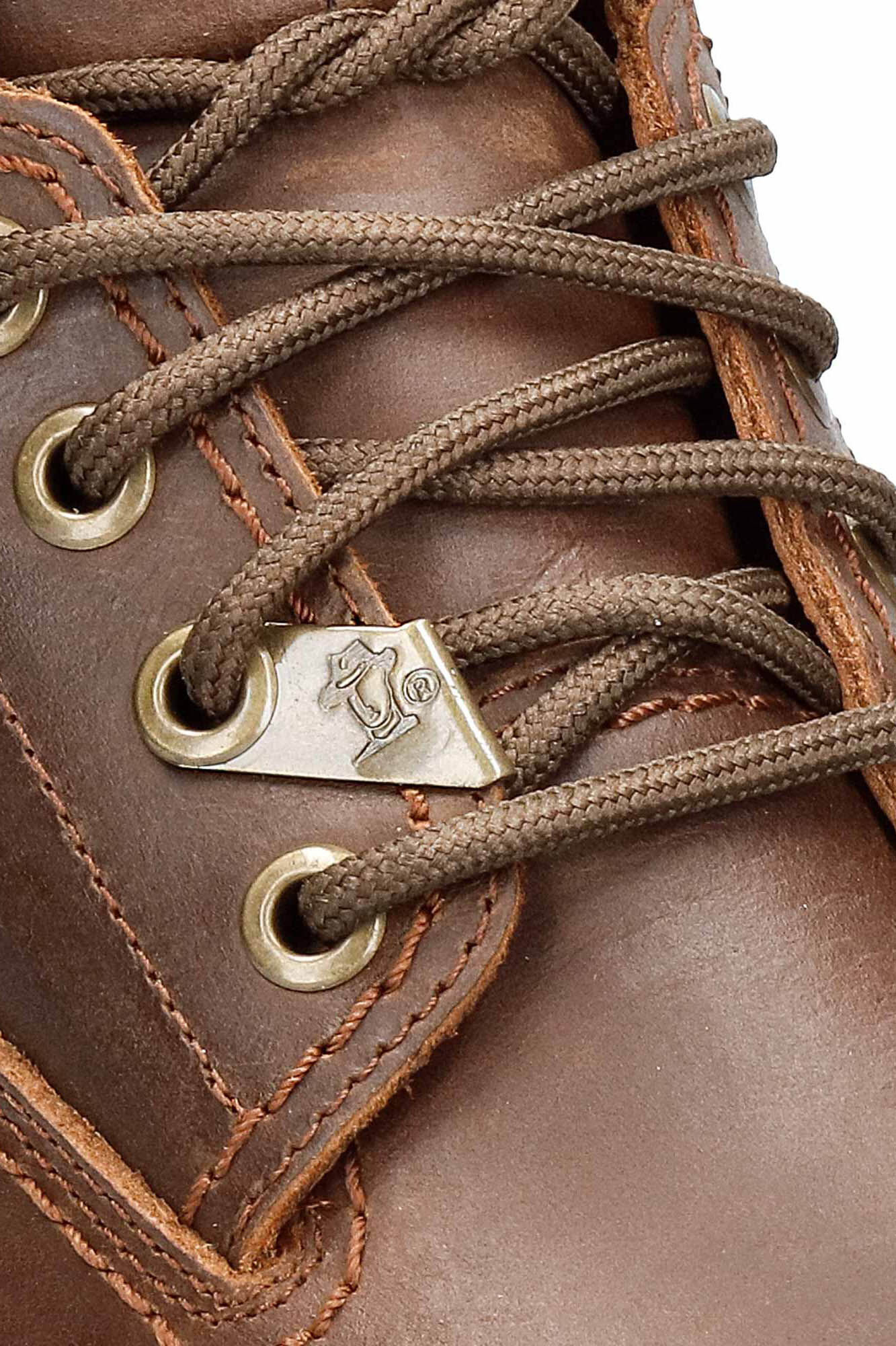 Panama Jack Botim de homem em pele napa Castanho