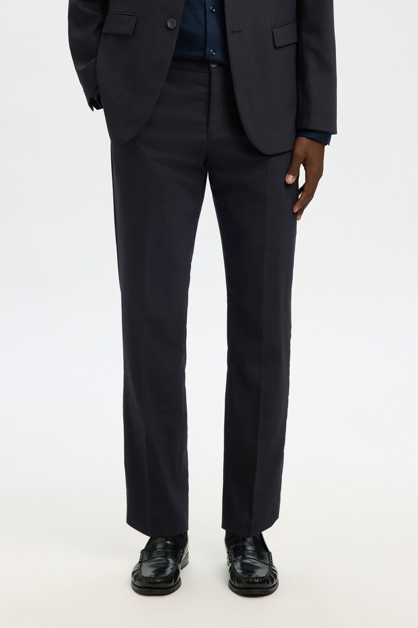 Selected Cal&ccedil;as de fato Slim Fit Preto