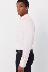 Cortefiel Plain easy-iron dress shirt Pink