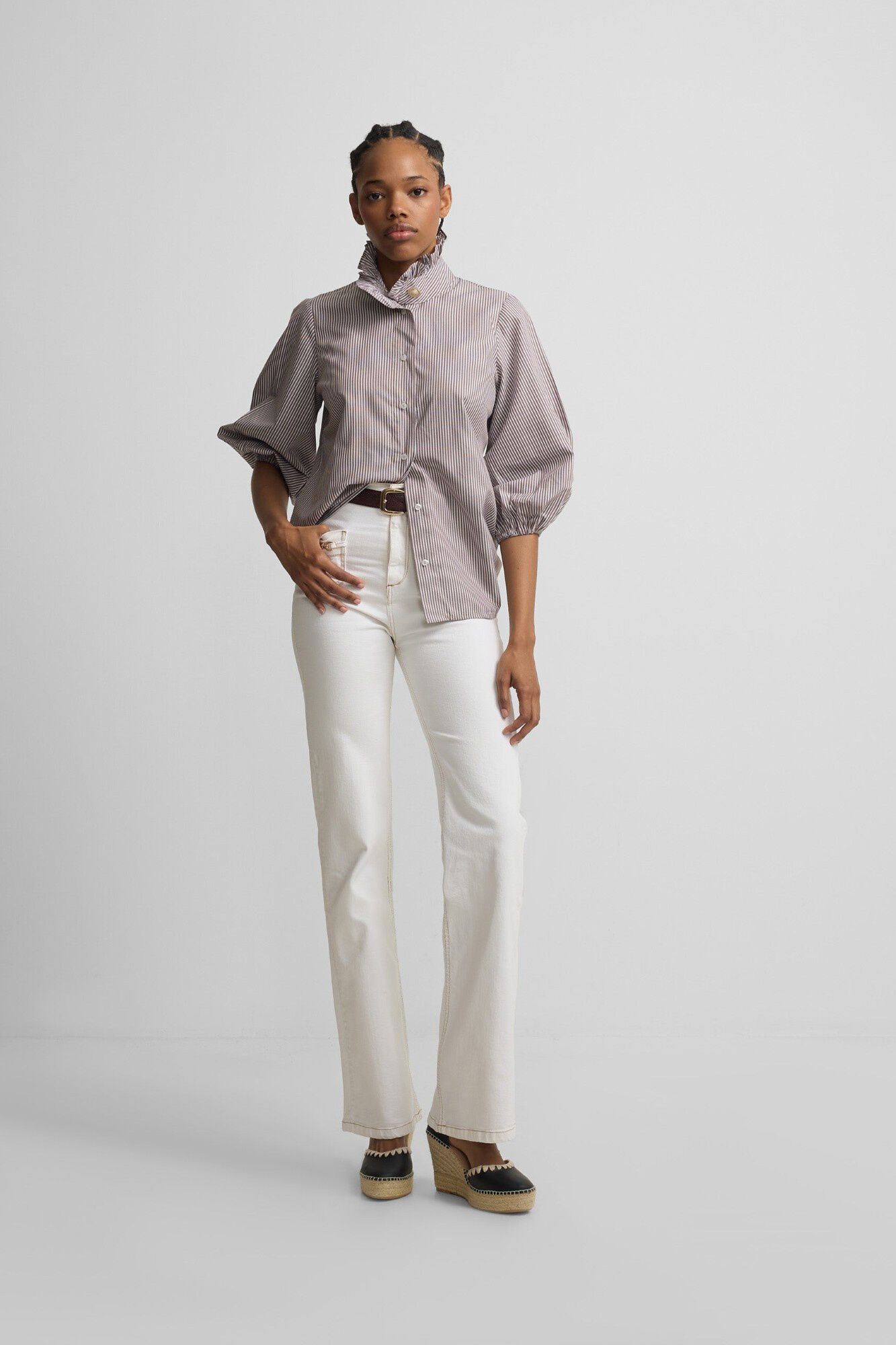 Silbon Pantalon denim hebillas