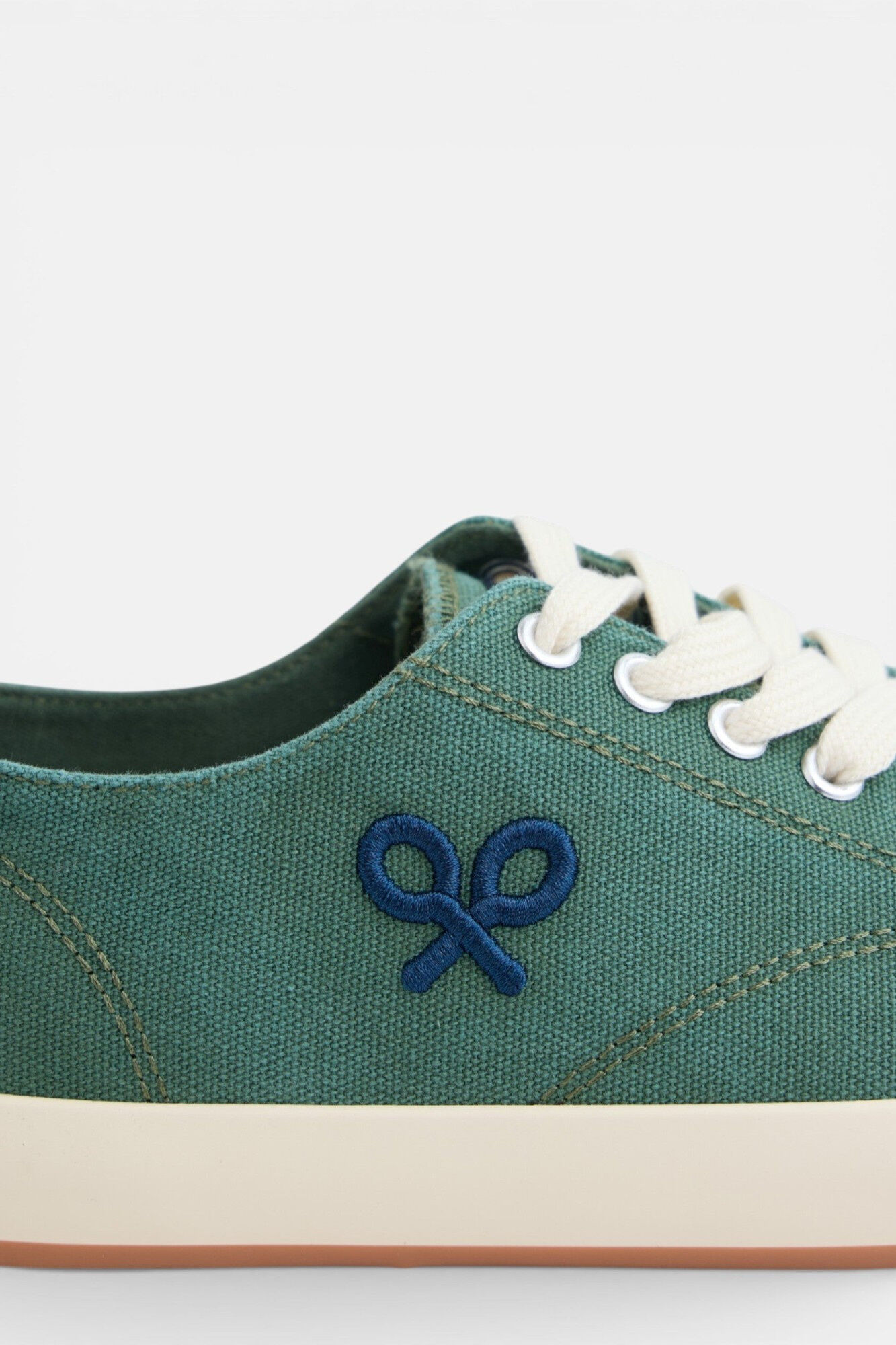 Silbon Canvas classic sneaker Kaki