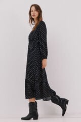 Cortefiel Printed dress Black