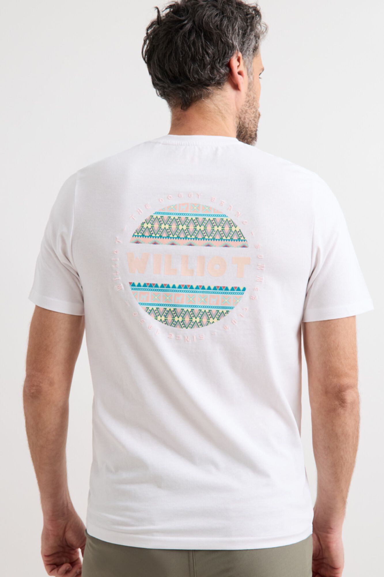 Williot T-shirt C&iacute;rculo &Eacute;tnico Branco