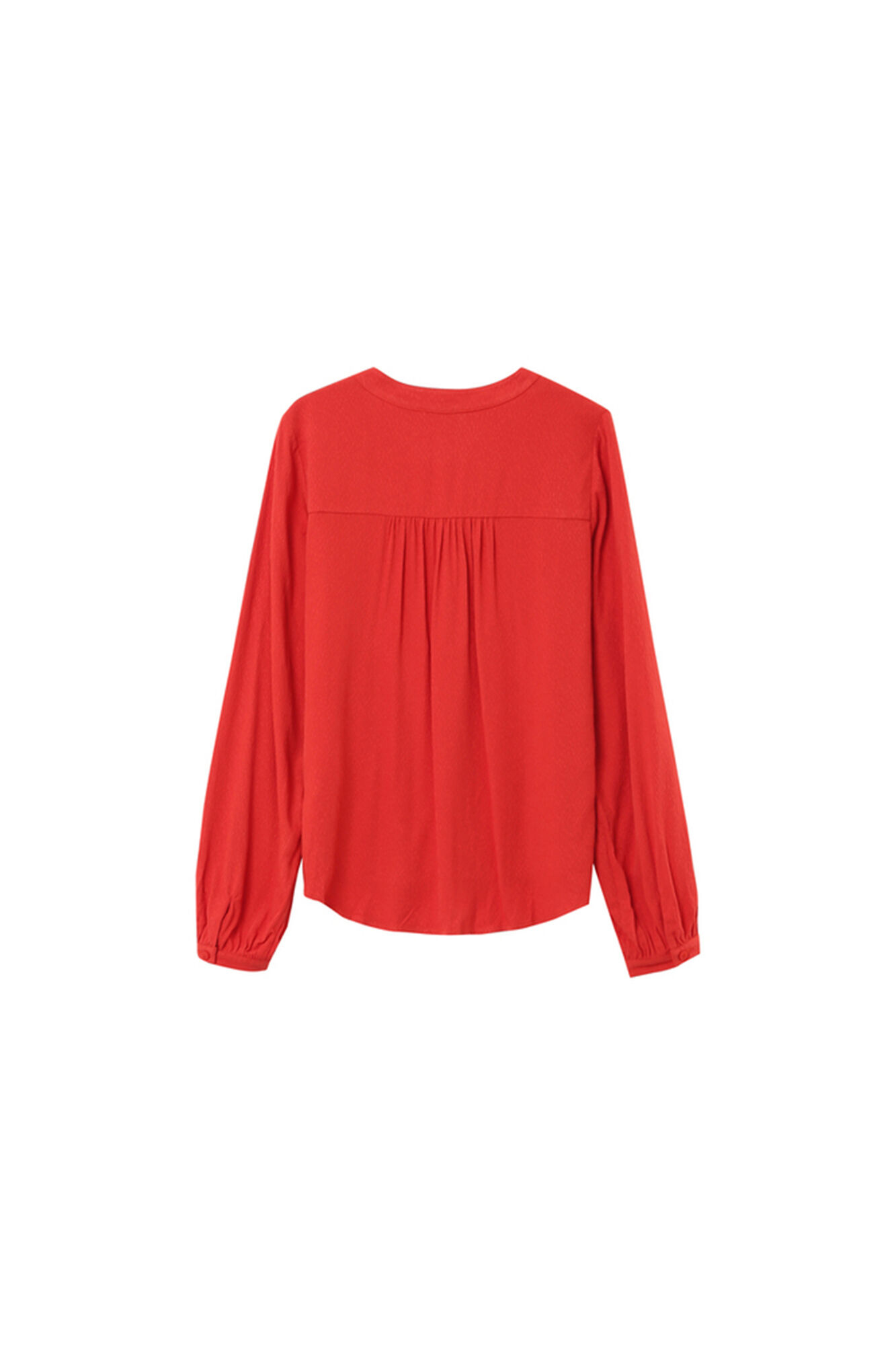 Grace & Mila Blusa de mangas comprida com corte regular Vermelho