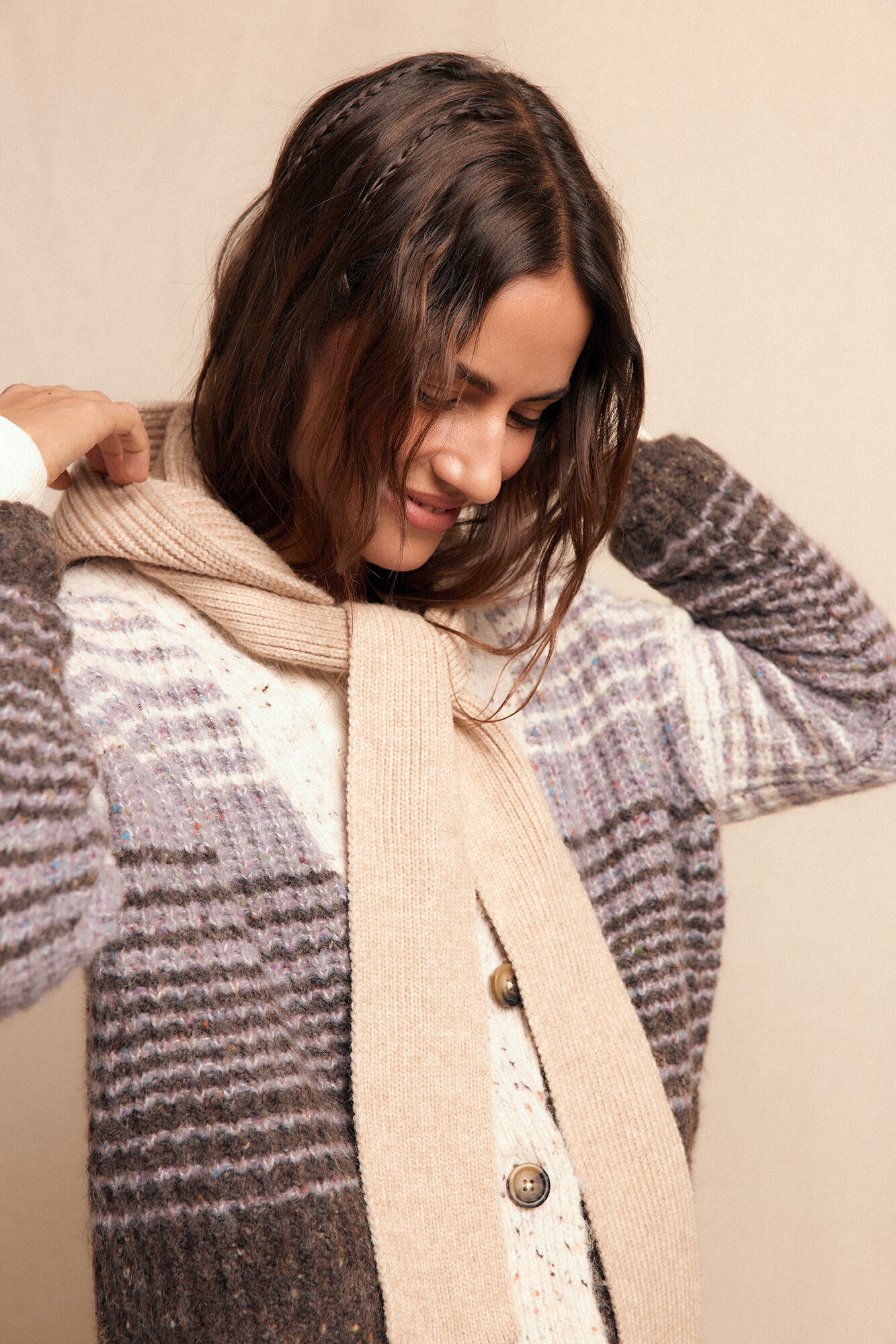 Slowlove Balaclaba punto Tostado