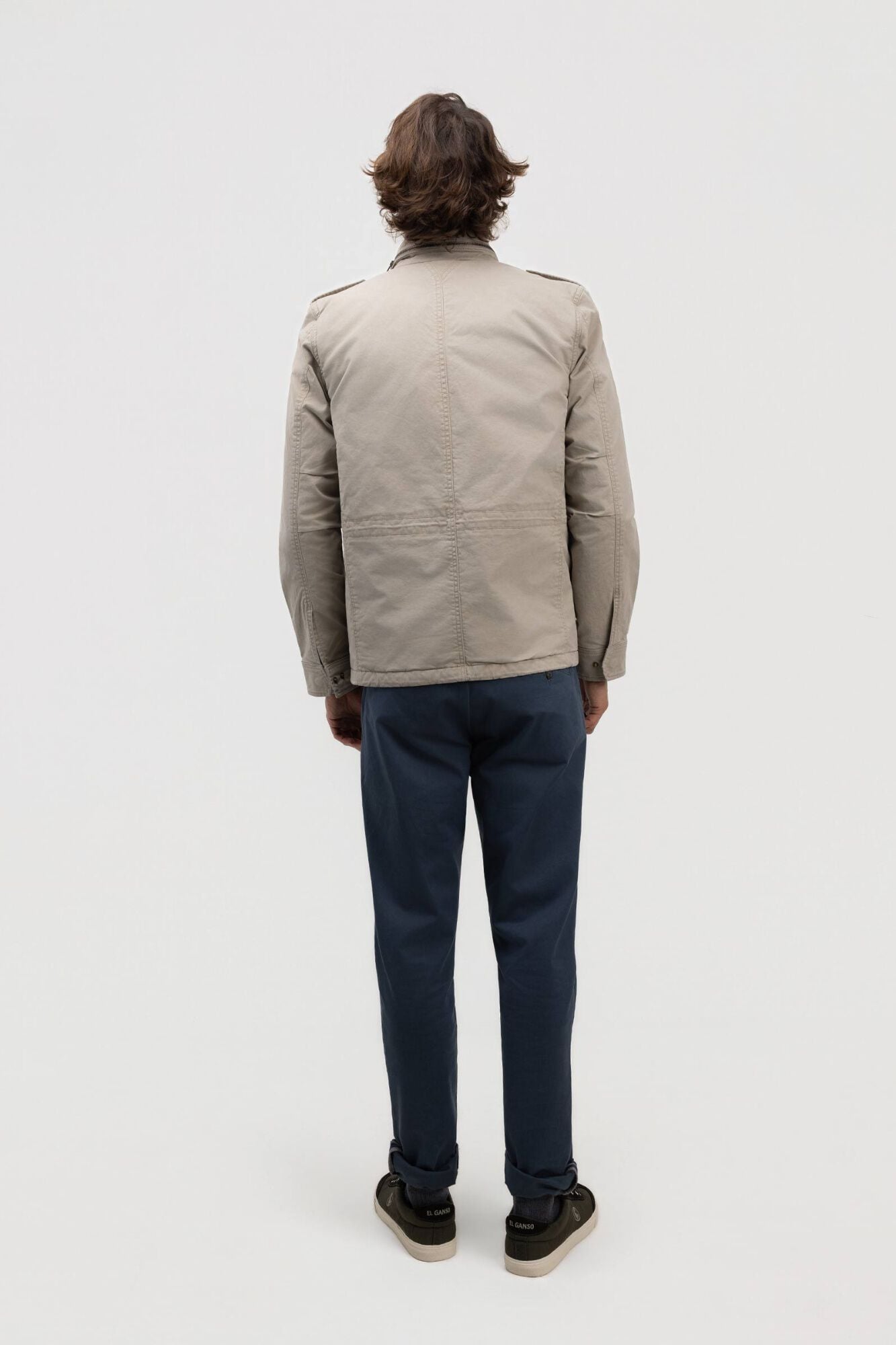 El Ganso Casaco Field Acolchoado Taupe