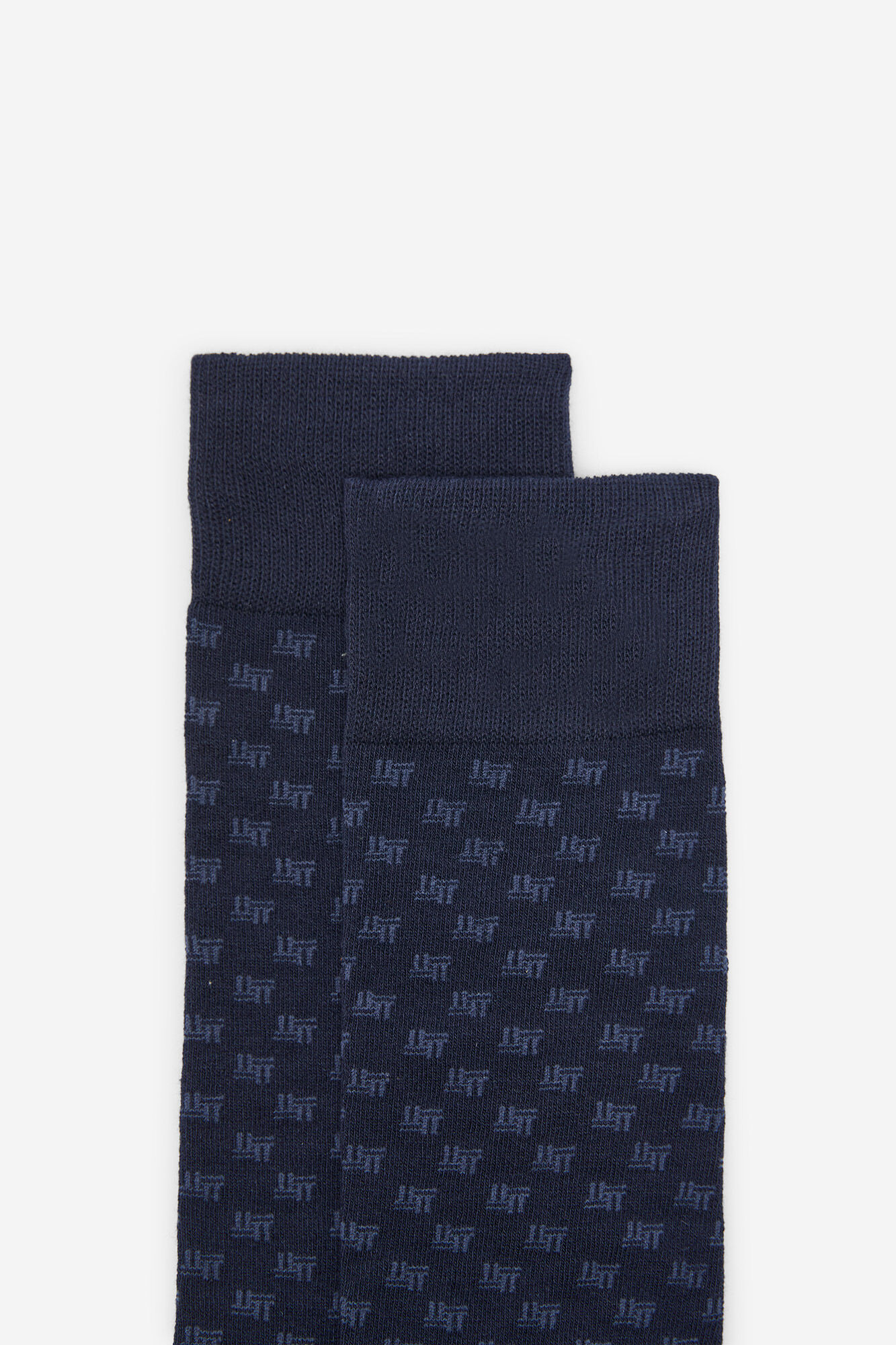 Cortefiel Calcet&iacute;n dibujo con coolmax Azul marino