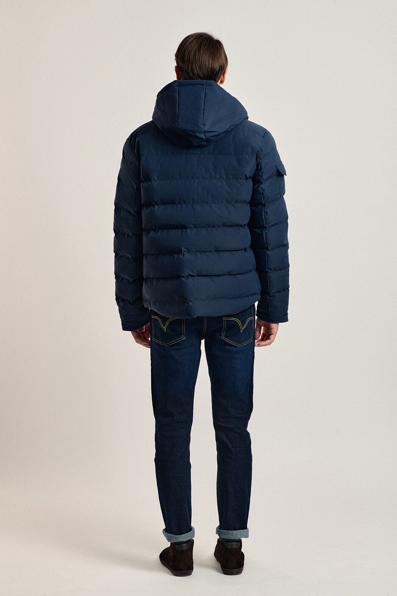 Valecuatro Jaqueta acolchoada com relevo marinho Azul