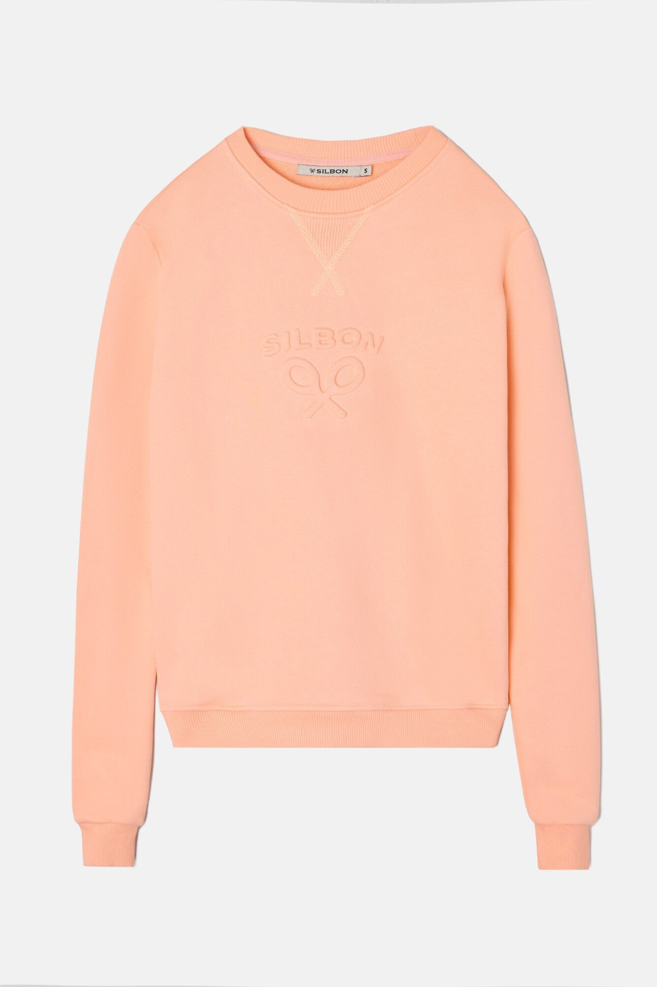 Silbon Sweatshirt cl&aacute;ssico com apito Laranja