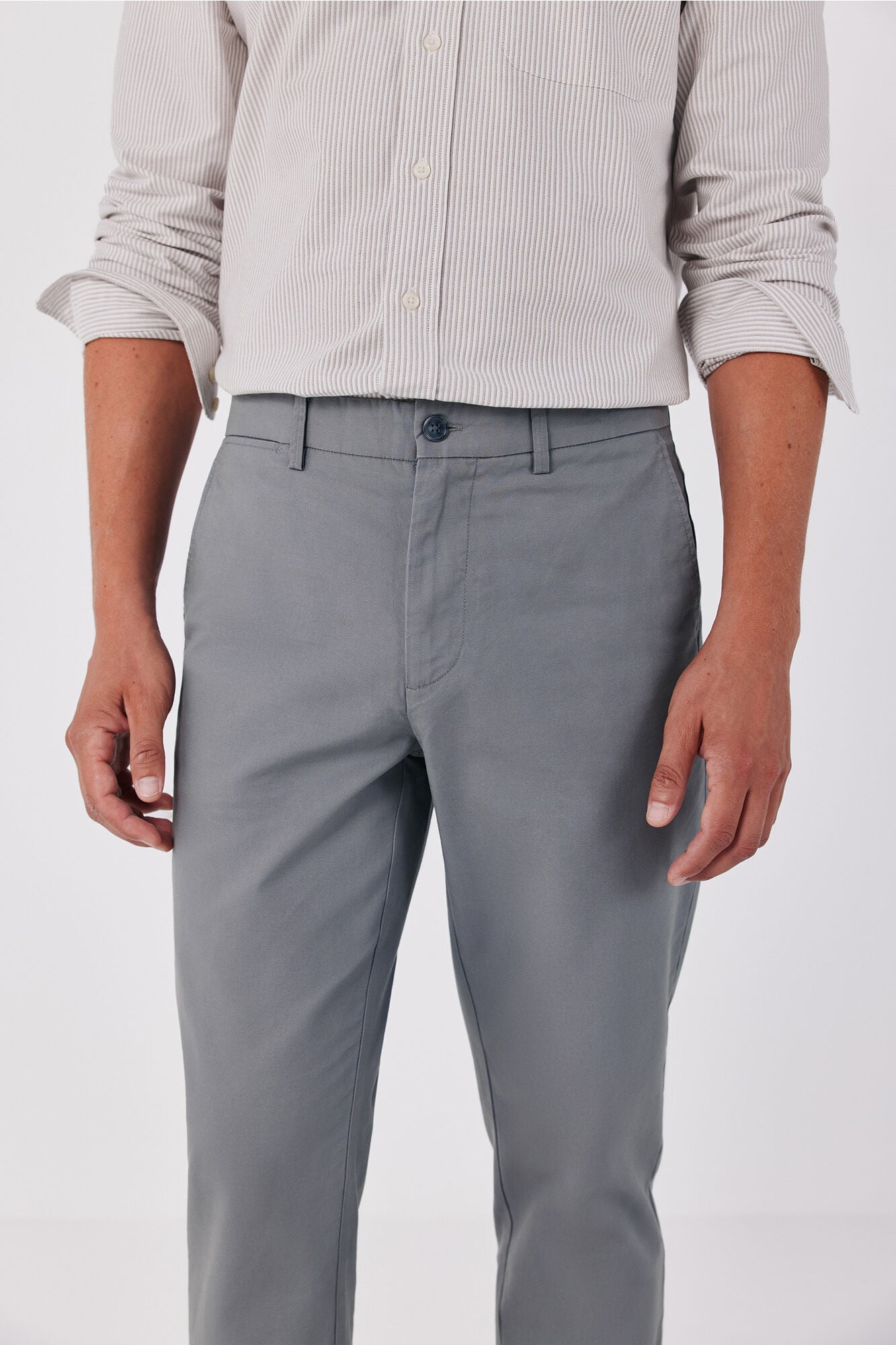 Cortefiel Comfort slim chinos Grey