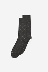 Cortefiel Motif socks Dark grey