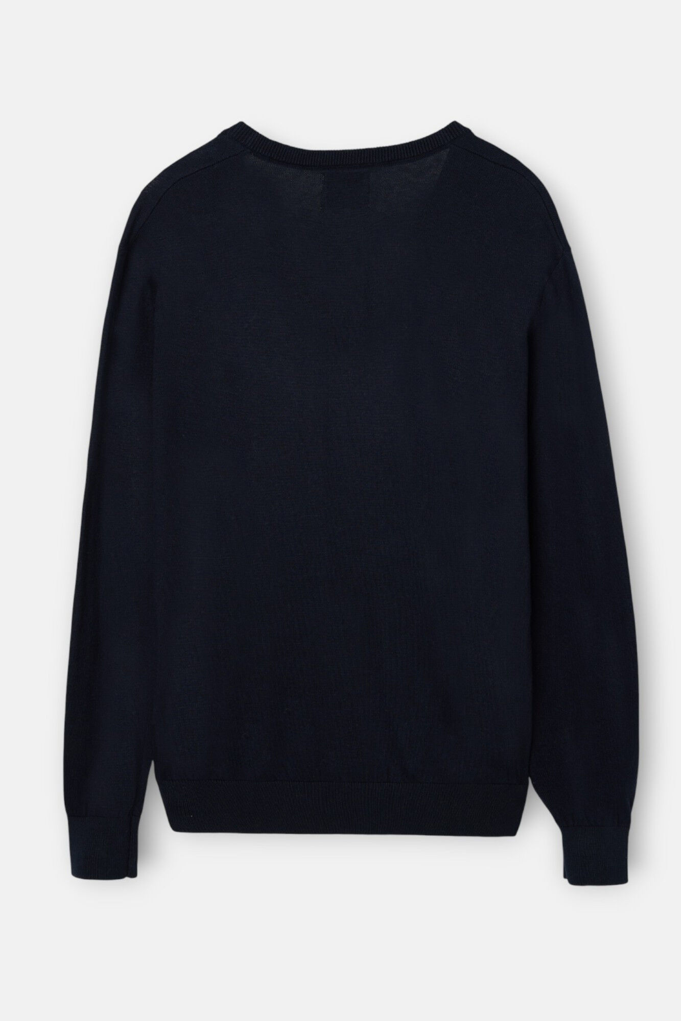 Silbon Camisola retr&ocirc; com gola em V Azul