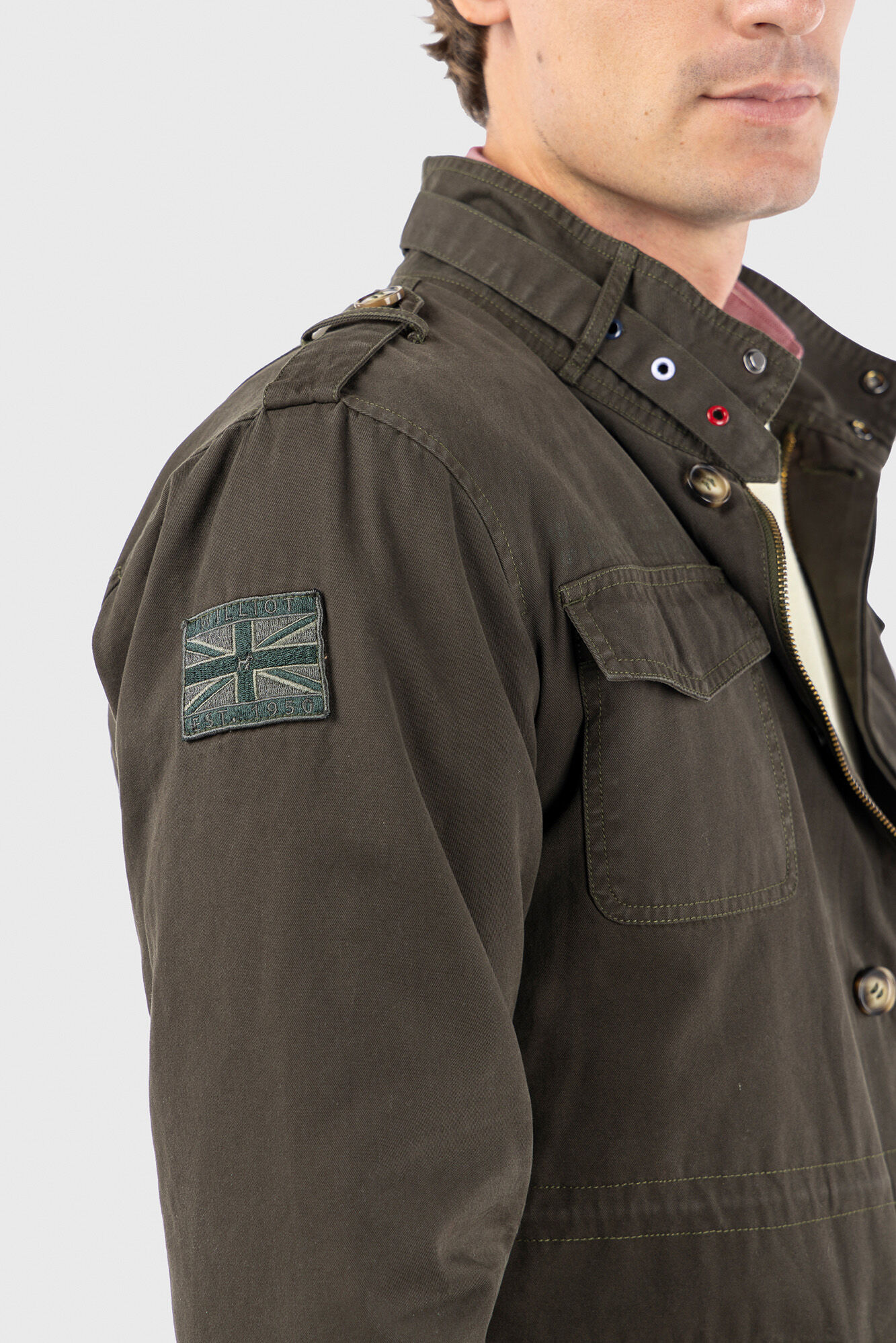 Williot Jaqueta saariana com manchas Verde