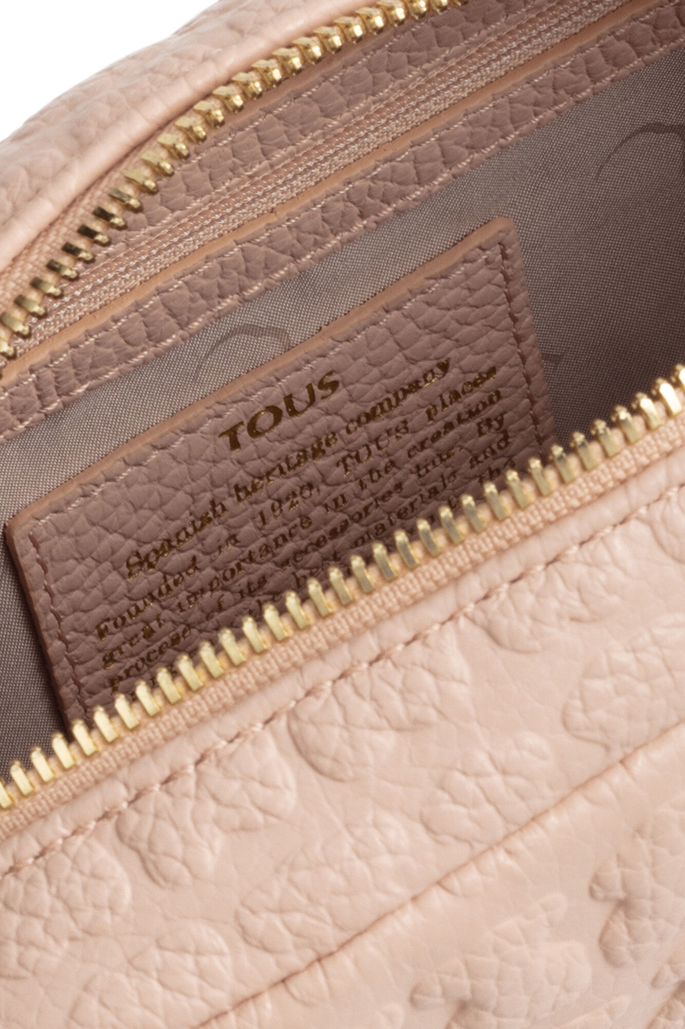 Tous Pink leather Sherton crossbody bag Pink