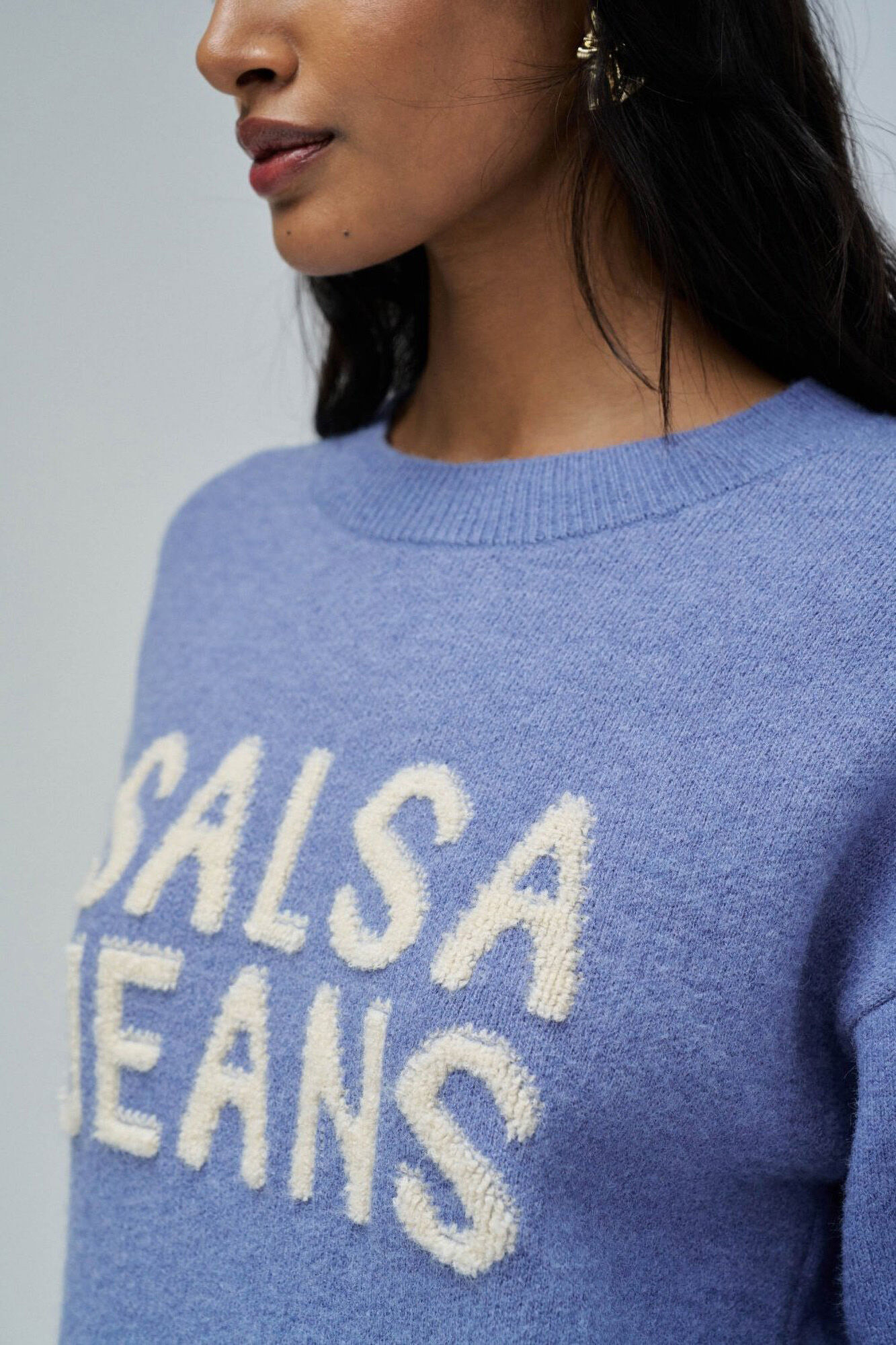 Salsa Jeans Camisola de malha com marca