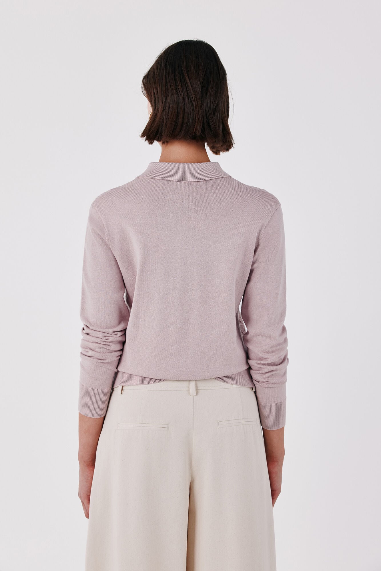 Cortefiel Polo neck jacket Pink