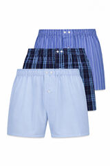 Cortefiel Pack 3 fabric boxers Navy
