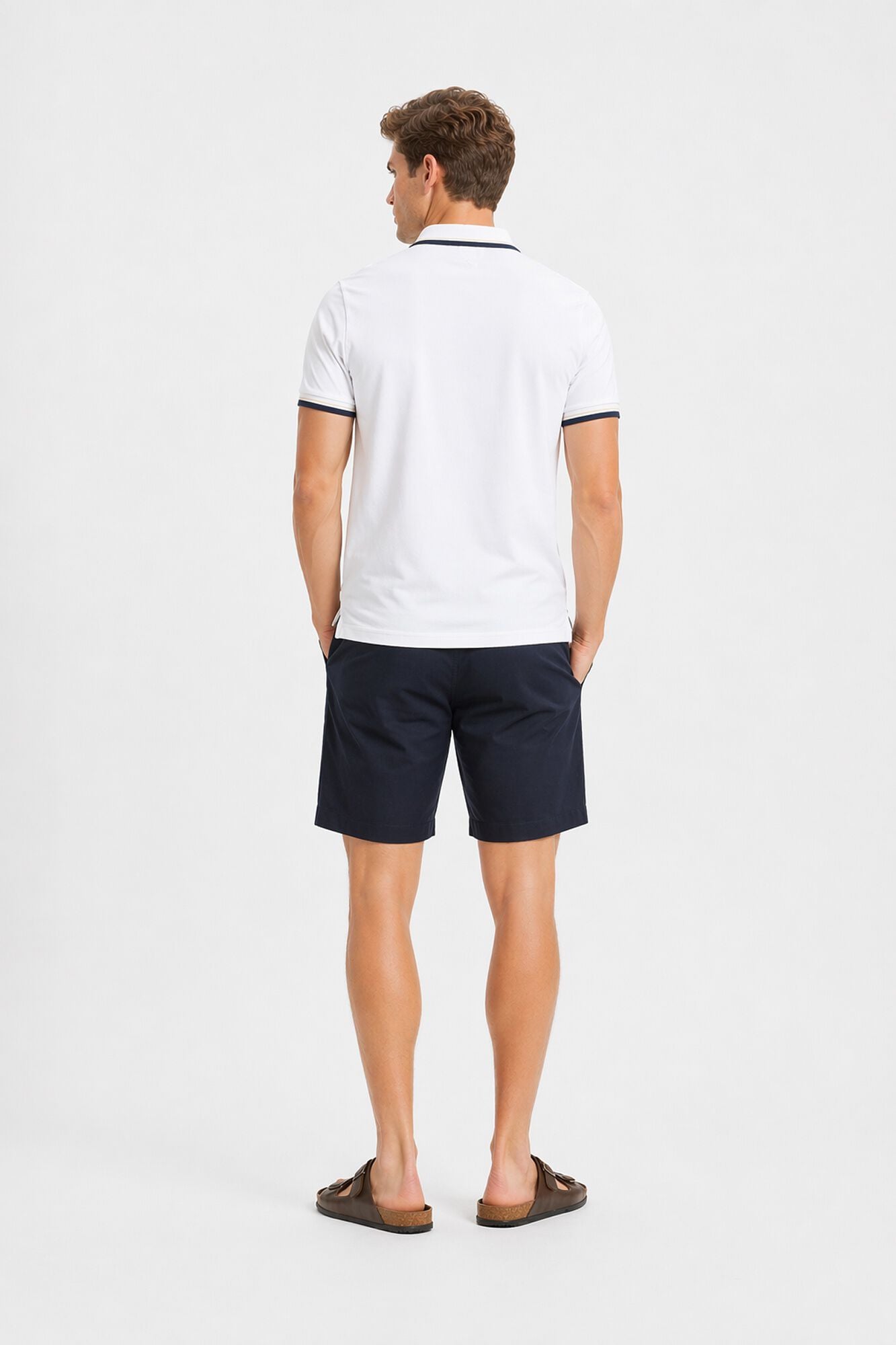 Selected Piqu&eacute; short sleeve polo shirt Multicolour