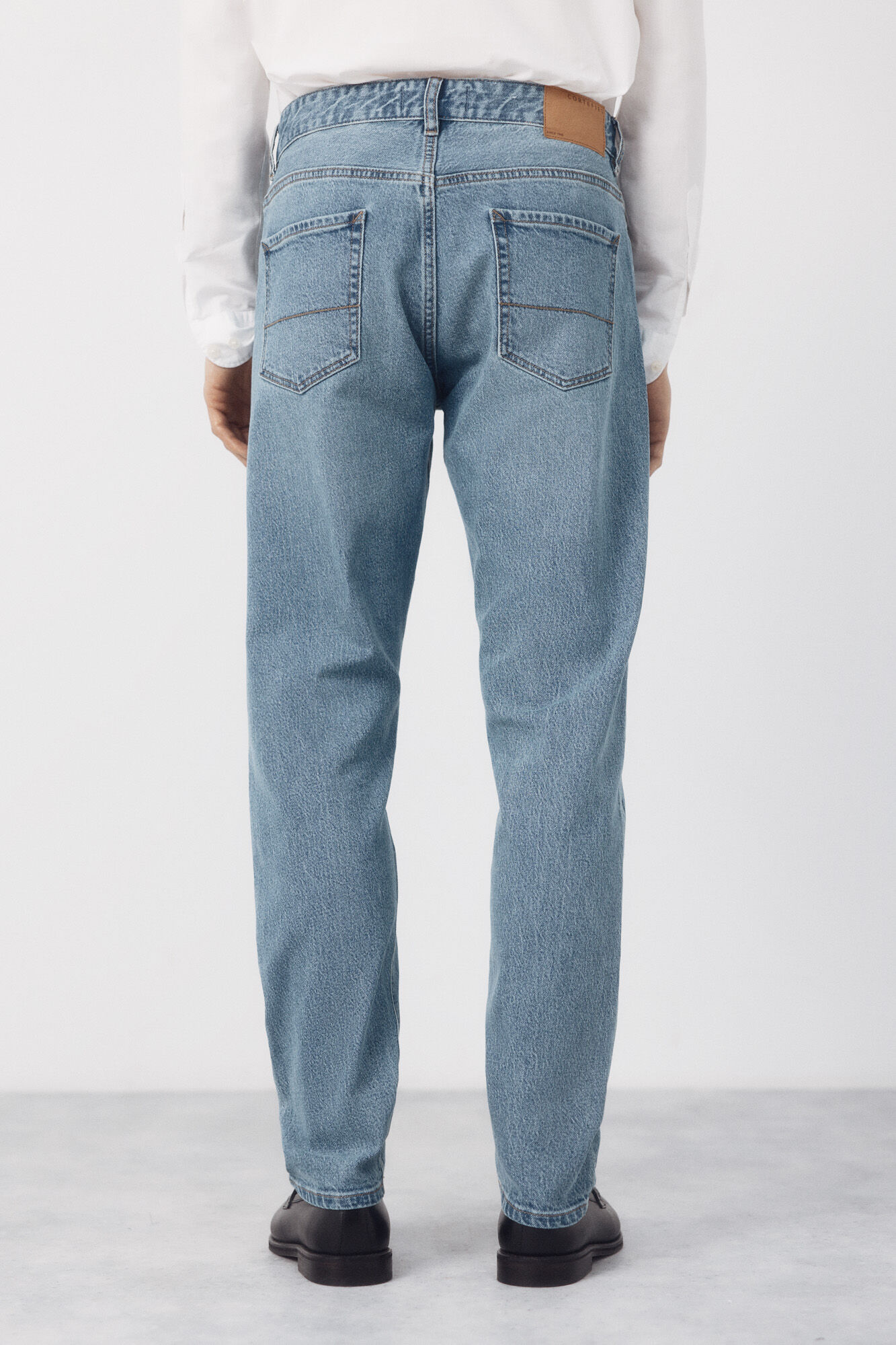 Cortefiel Slim fit jeans Blue