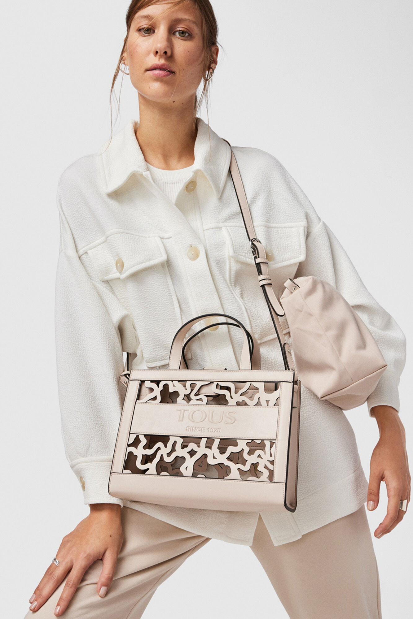 Tous Shopping mediano Amaya Kaos Shock beige Beige