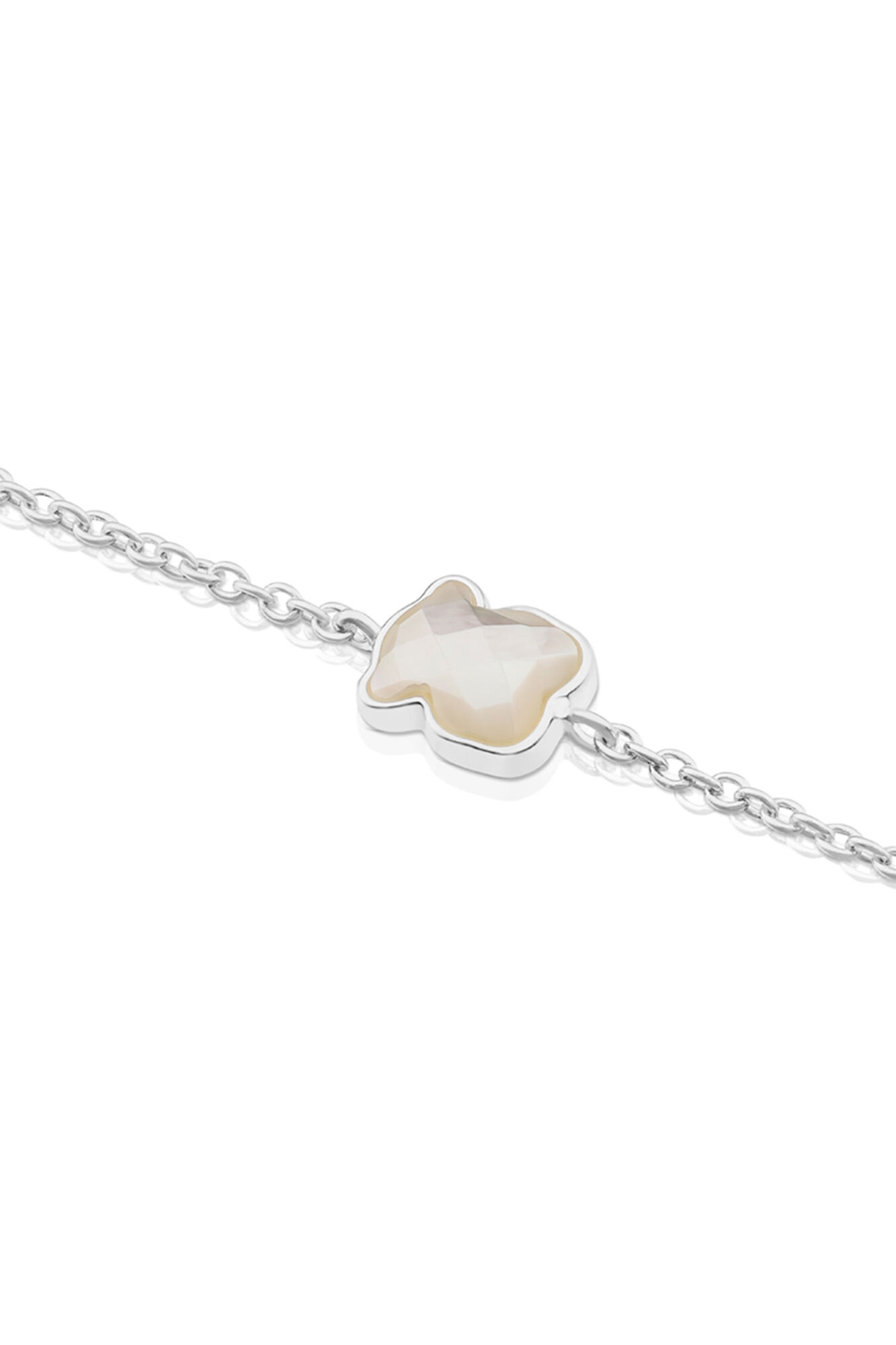 Tous Silver and nacre bracelet Grey
