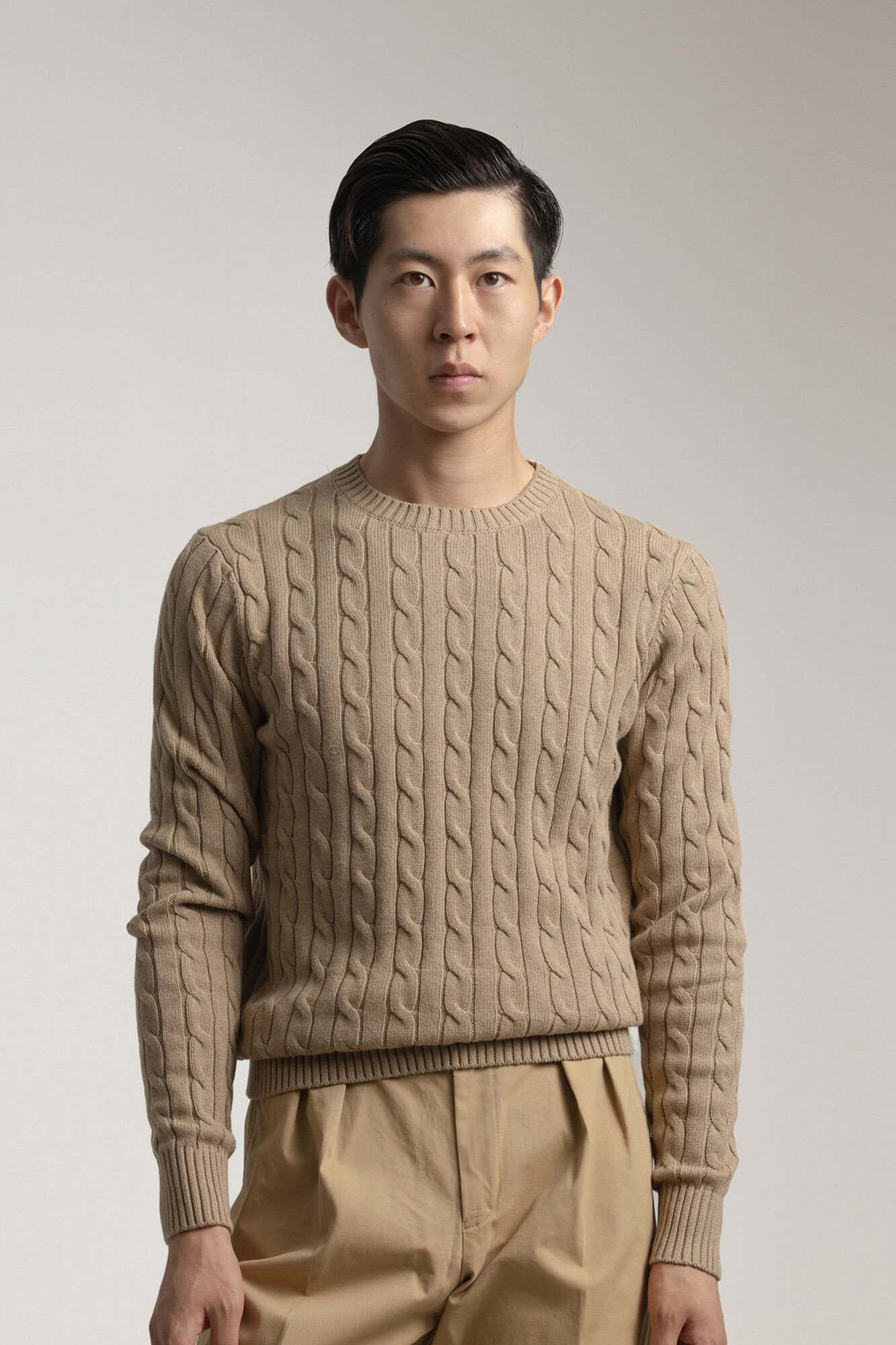 PuroEGO Malha de algod&atilde;o tran&ccedil;ada