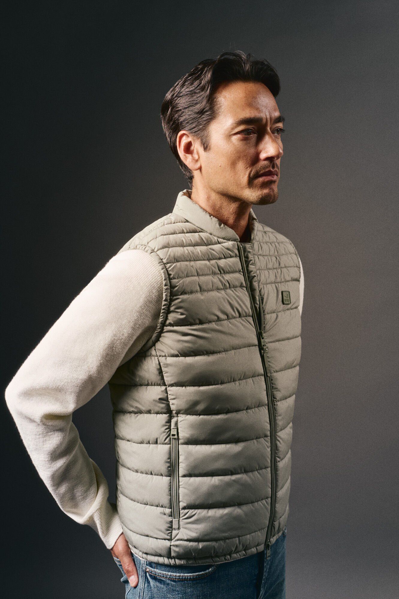 OOTO Chaleco acolchado ultralight Kaki