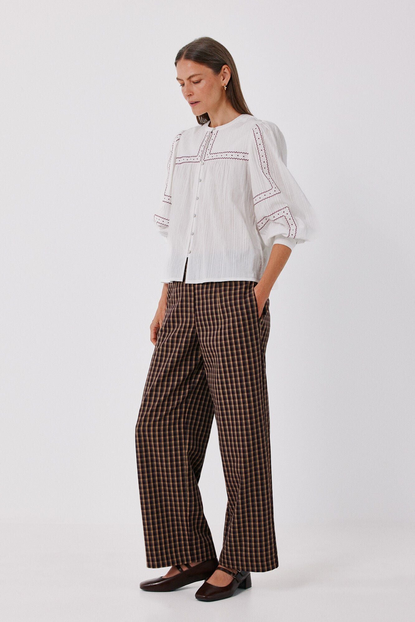 Cortefiel Blusa bordada