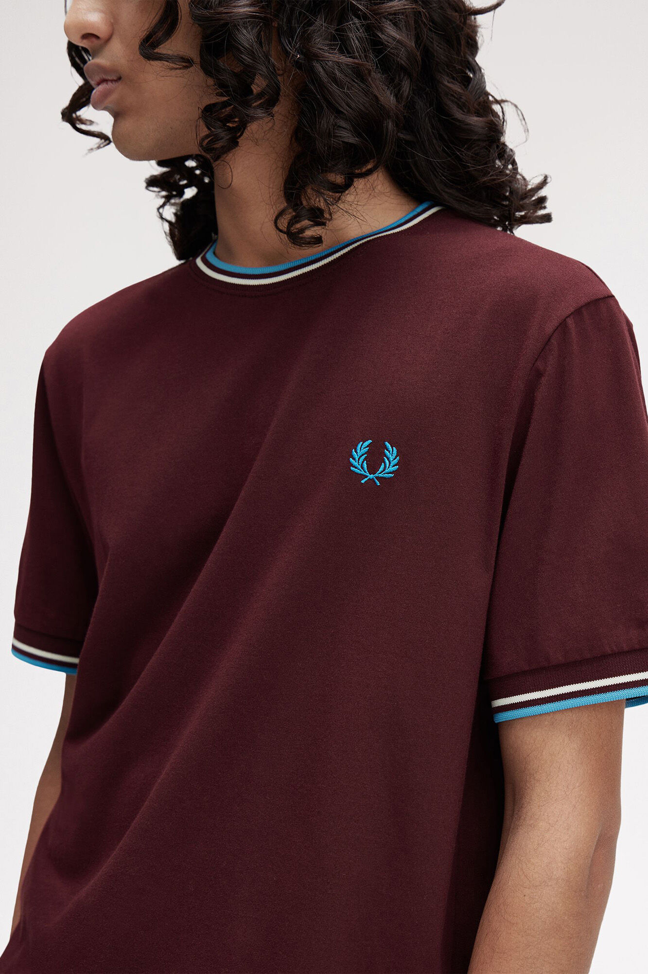 Fred Perry T-shirt masculina de manga curta  Granada