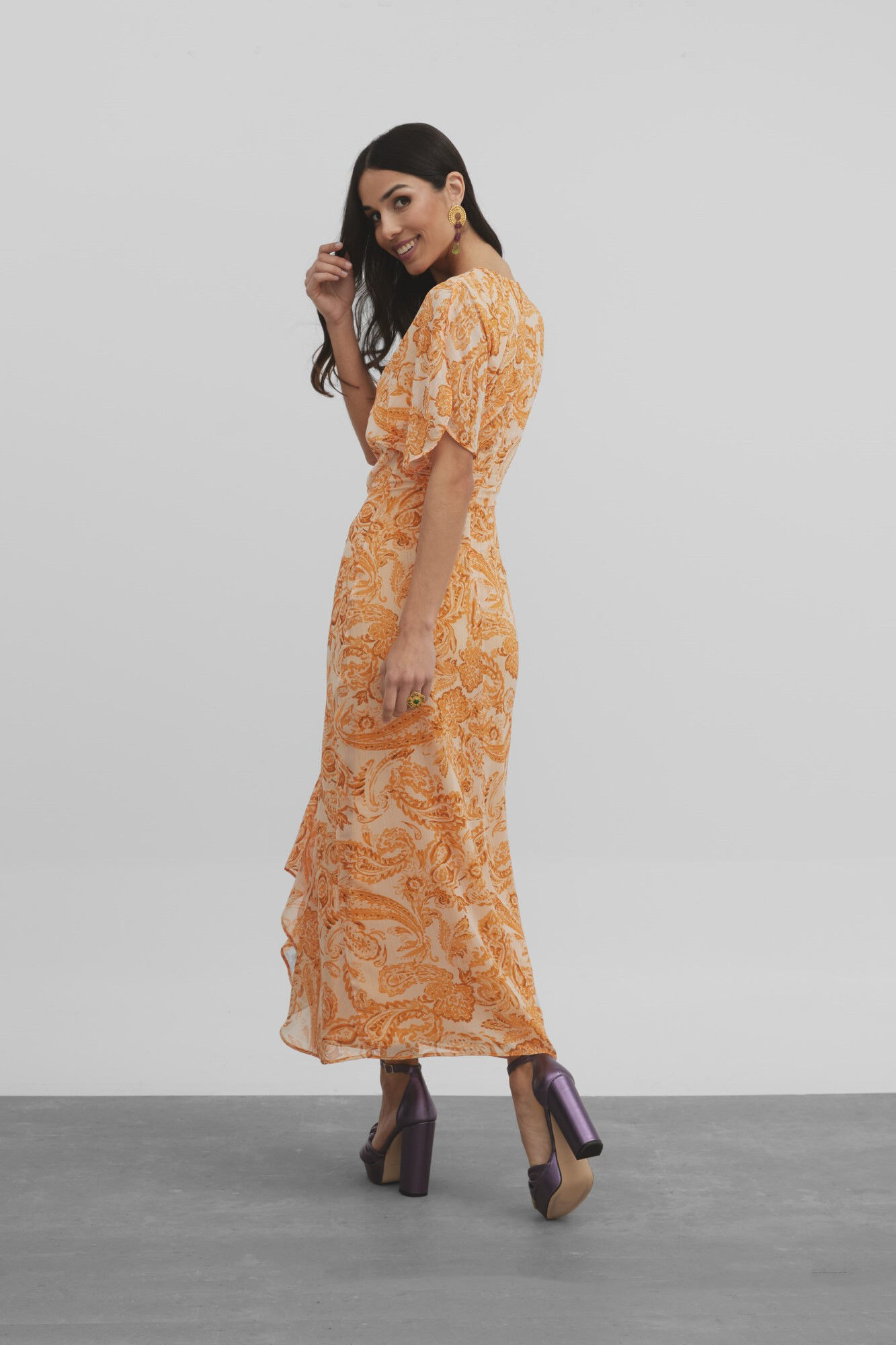 Silbon Goldfish Event Collection dress Yellow