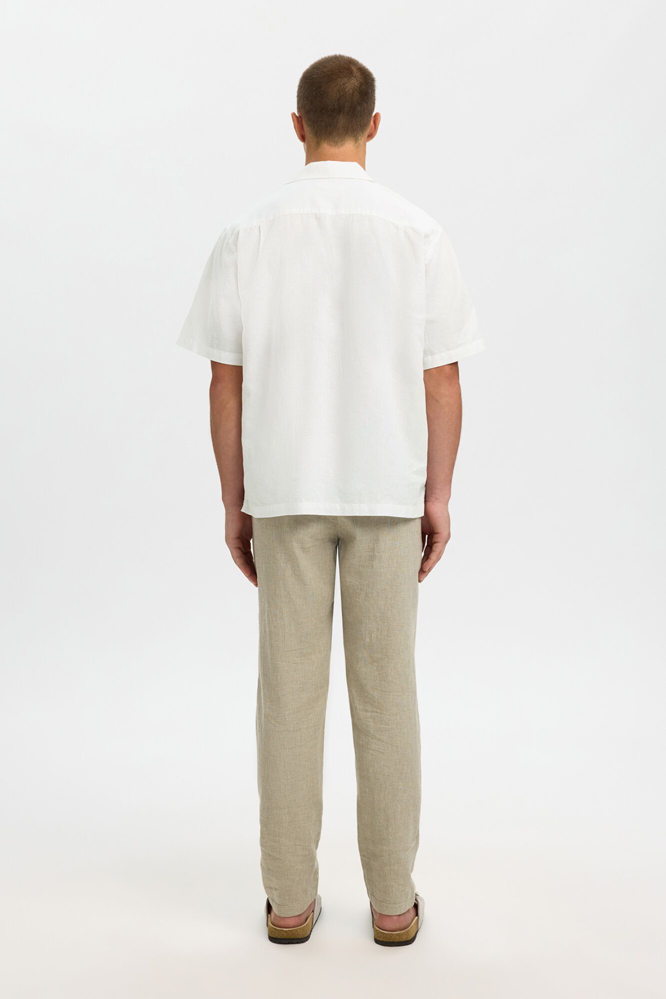 Selected Camisa de manga curta Branco