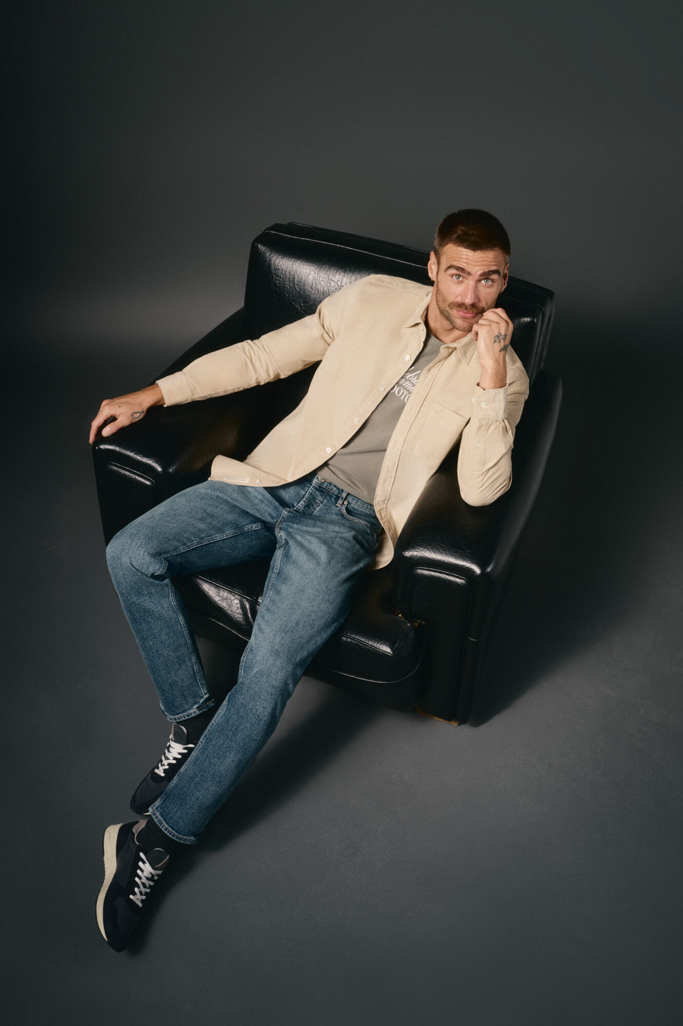 OOTO Camisa micropana lisa