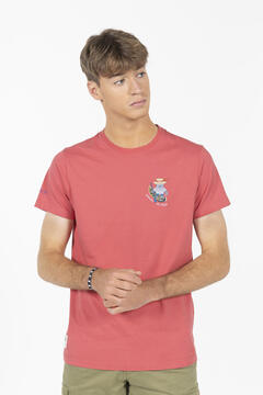 Cortefiel T-shirt elpulpo gondoleiro Vermelho