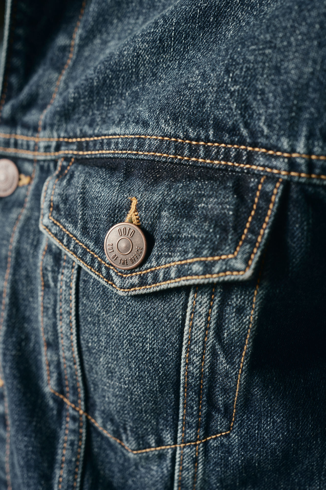 OOTO Blus&atilde;o denim Azul