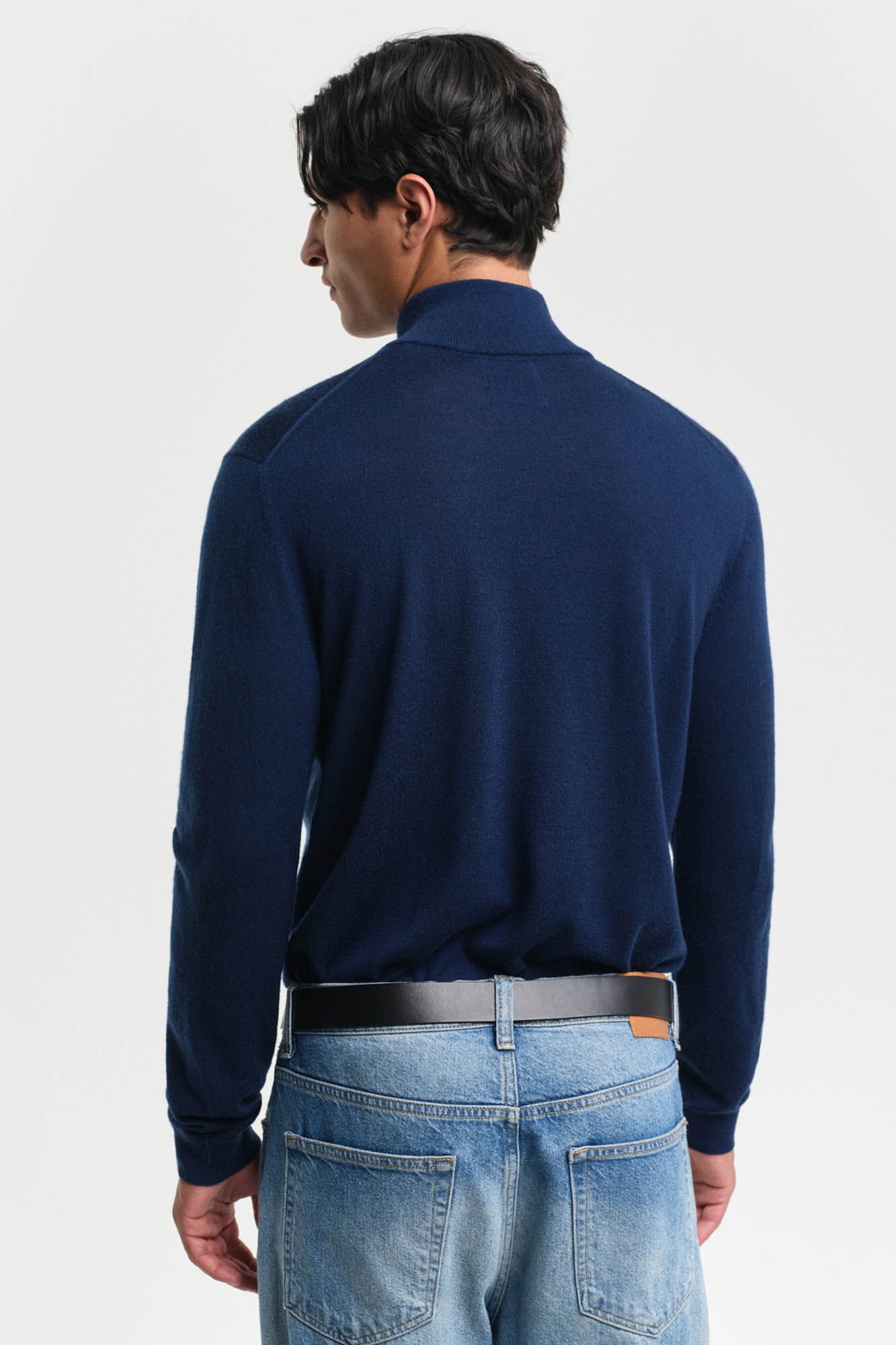 Gant su&eacute;ter de l&atilde; merino Azul