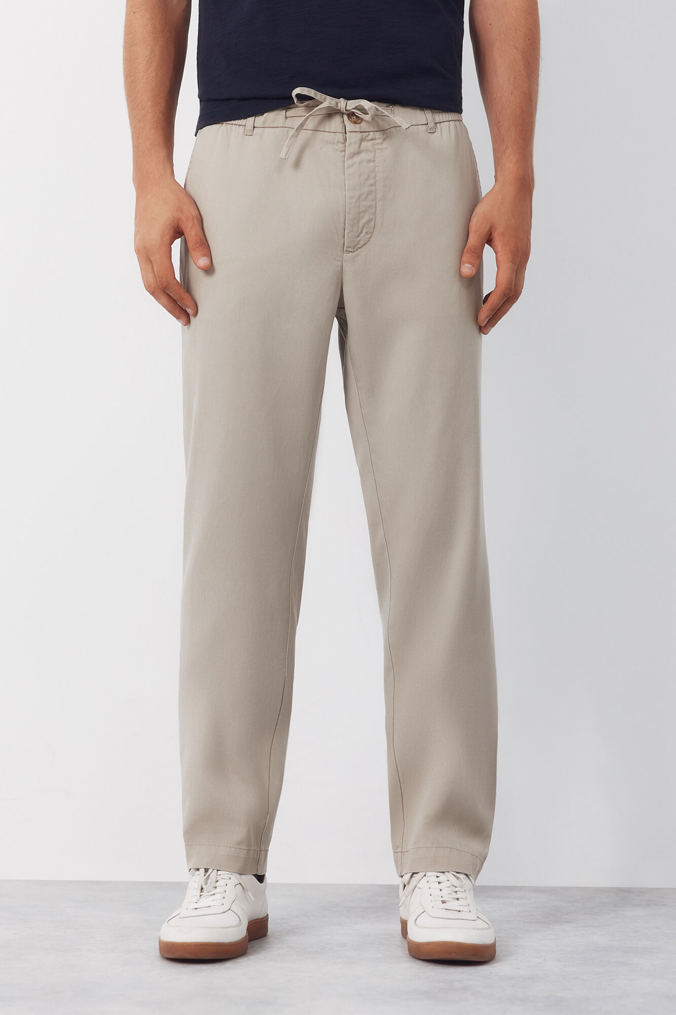 Cortefiel Tapered Tencel Cotton chinos Trousers